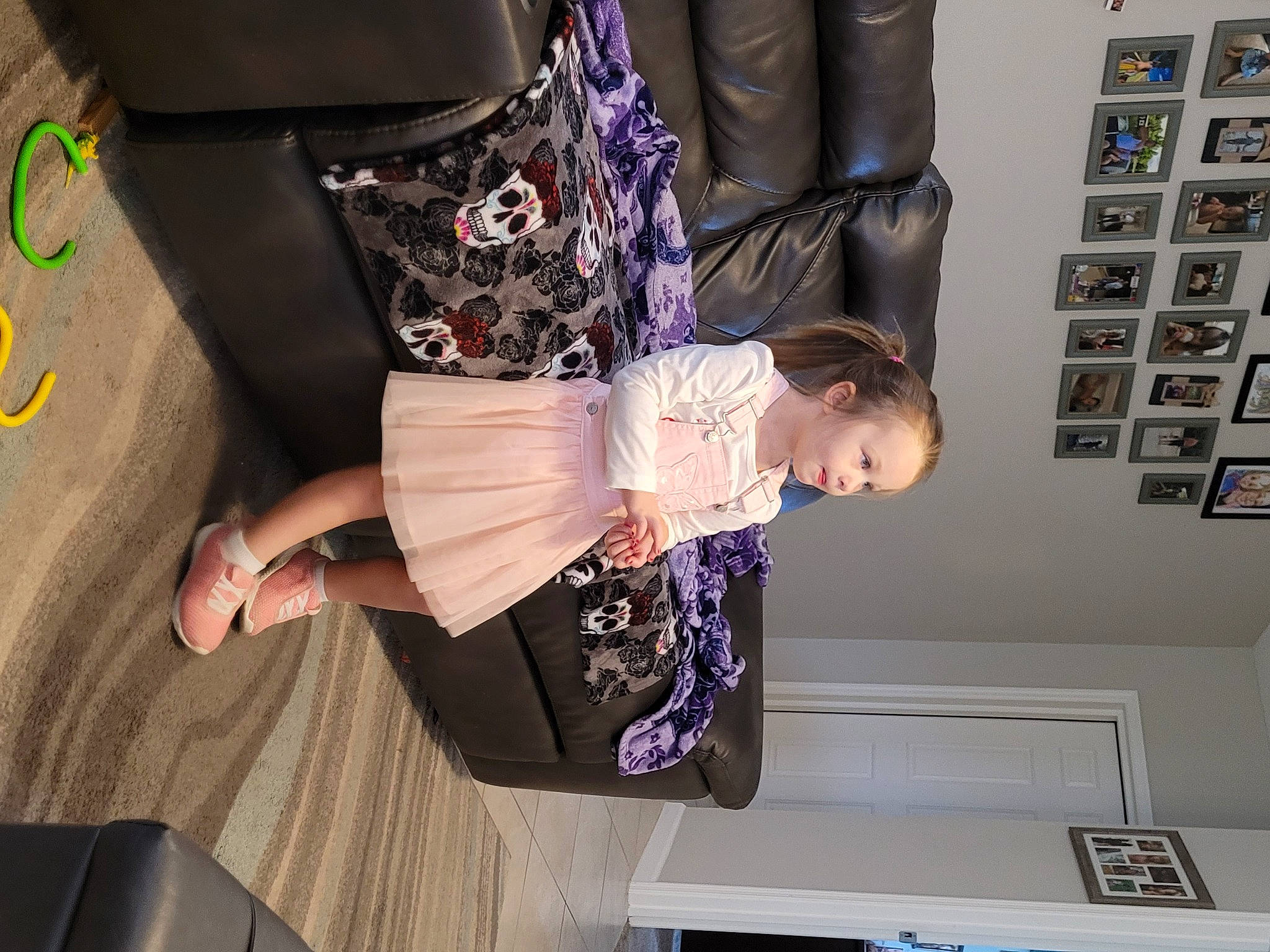 Taylor joined the competition — help win amazing prizes! boot, chair, dress, eyewear, fashion_design, fun, human_leg, knee, magenta, person, photograph, purple, room, sandal, sitting, snapshot, thigh