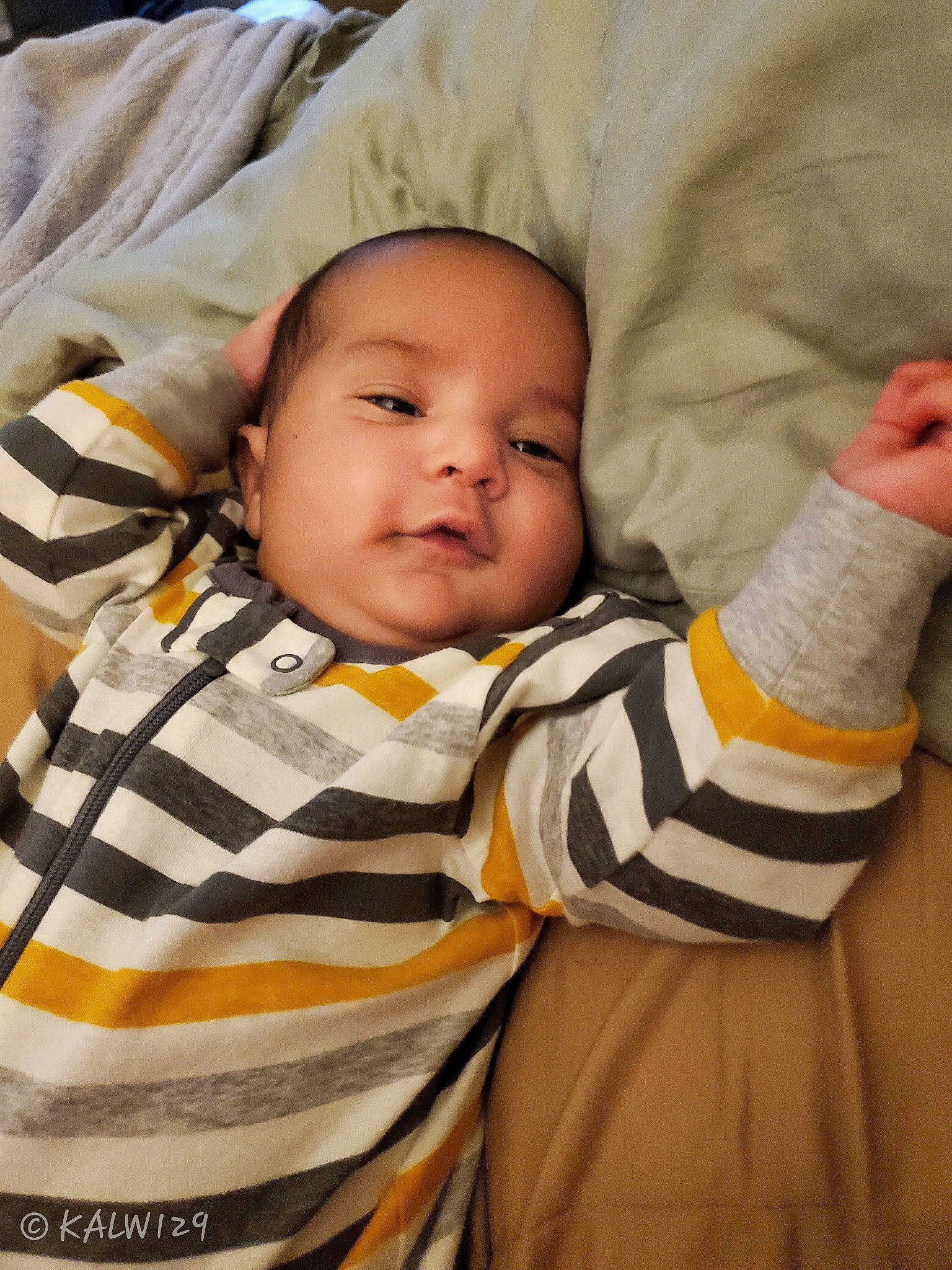 Kellen joined the competition — help win amazing prizes! baby, cheek, child, person, product, skin, toddler, yellow