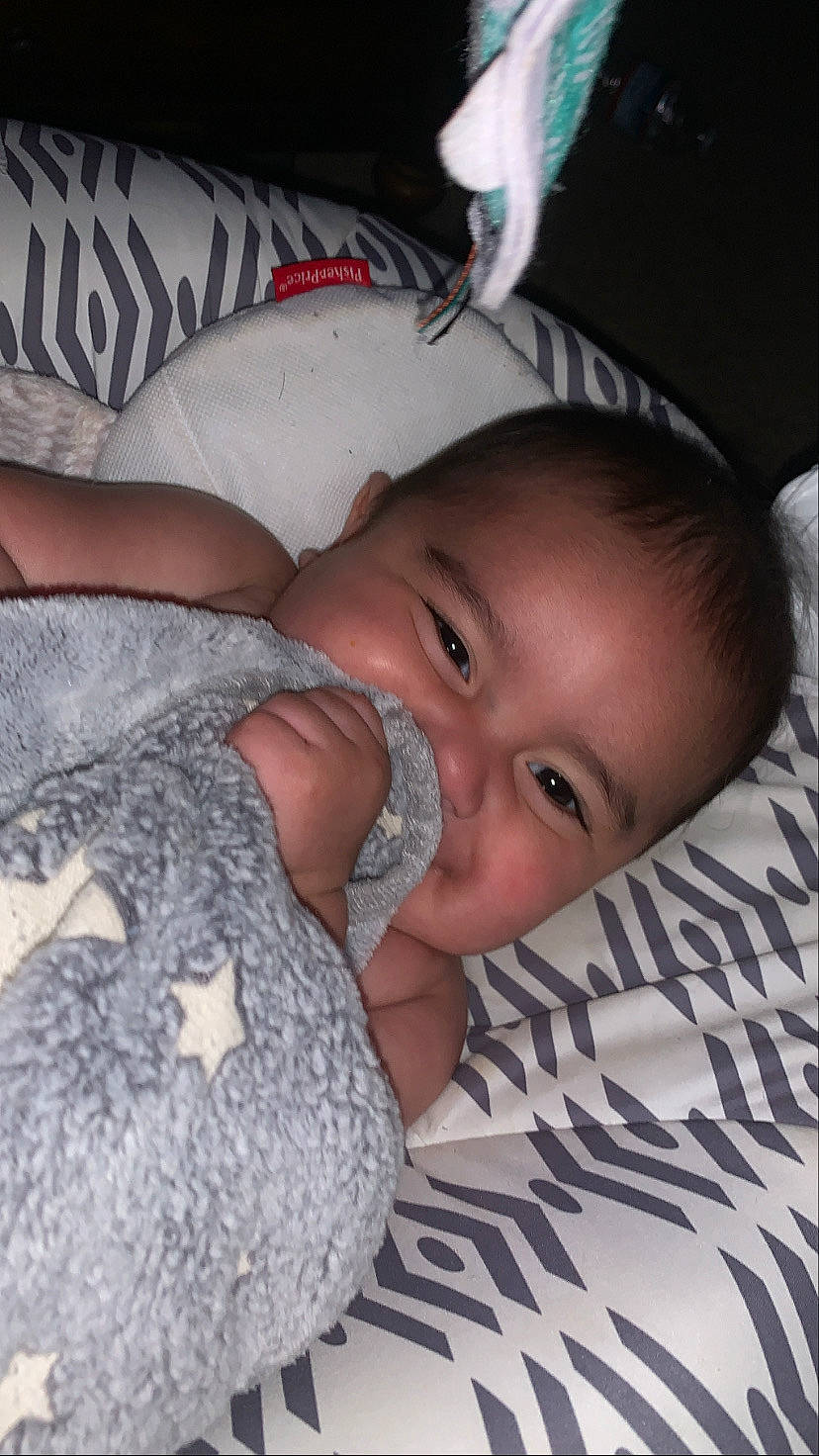 Maiya joined the competition — help win amazing prizes! baby, cheek, child, ear, eye, face, head, mouth, nose, person, skin, sleep, toddler