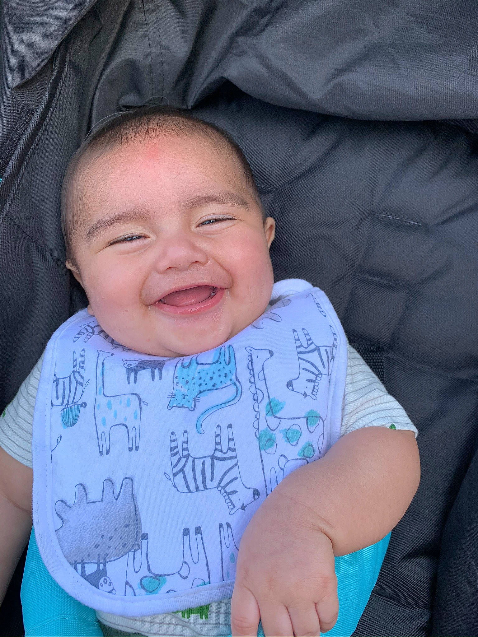 Maiya joined the competition — help win amazing prizes! baby, baby_products, cheek, child, eye, face, facial_expression, forehead, fun, gesture, head, joy, laugh, lip, nose, person, product, sitting, skin, sleep