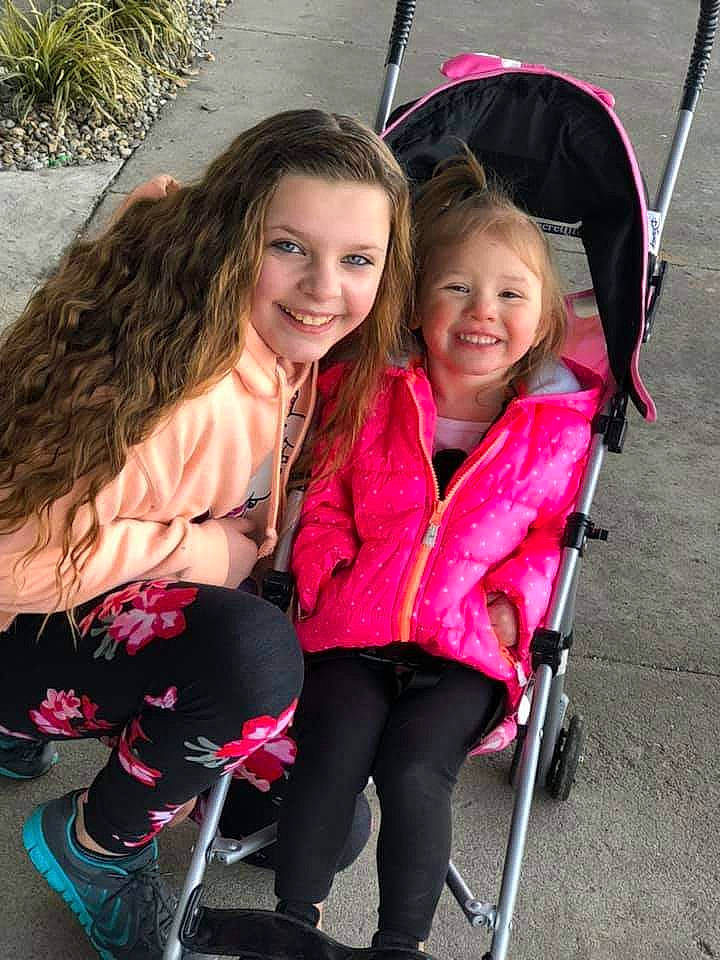 Brittany joined the competition — help win amazing prizes! baby_carriage, baby_products, child, daughter, fashion_accessory, fun, happy, joy, leisure, magenta, person, pink, plant, product, smile, style, vacation