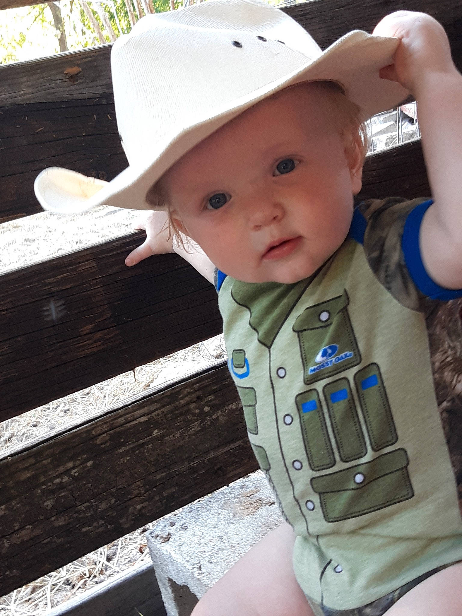 Dustin joined the competition — help win amazing prizes! baby, baby_toddler_clothing, baseball_cap, cap, child, cool, cowboy_hat, fashion_accessory, hat, headgear, headwear, male, person, sun_hat, toddler
