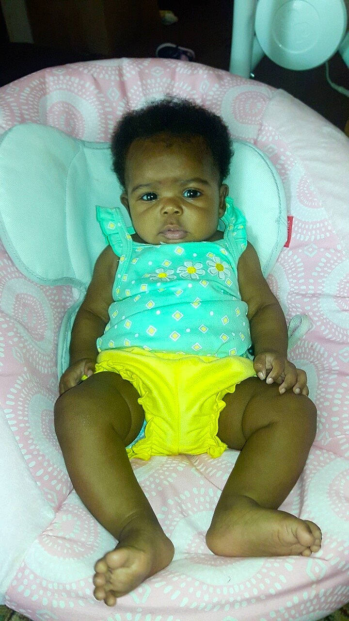 Ivey joined the competition — help win amazing prizes! child, human_positions, infant, organ, person, play, sitting, skin, toddler