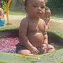 Malano joined the competition — help win amazing prizes! child, toddler, water_play, outdoor, summer, splashing, pool, water_droplets, sunlight, playground, kids, fun, greenery, curly_hair, bare_chest, swimwear, park, joy, sitting, friends