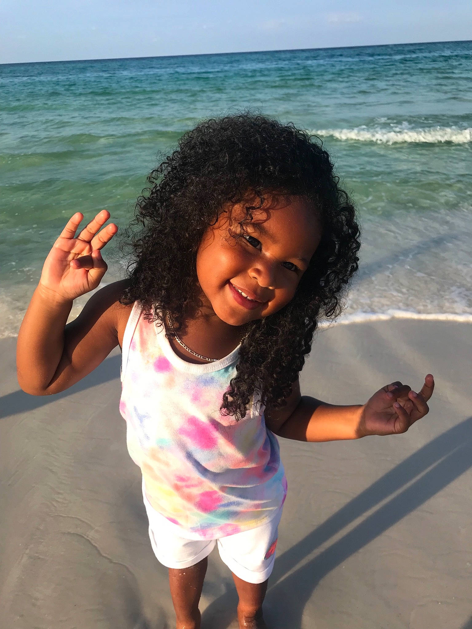 Aliyana joined the competition — help win amazing prizes! beach, child, fun, happy, joy, ocean, person, sea, smile, summer, vacation