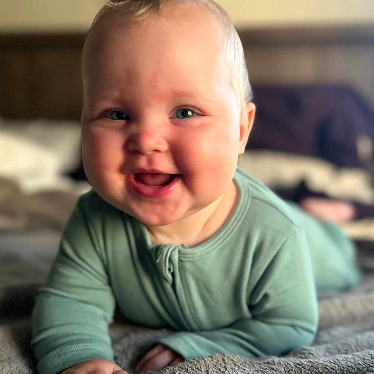 Josephine joined the competition — help win amazing prizes! baby, babylaughing, face, happy, head, laughing, person, photography, portrait, smile