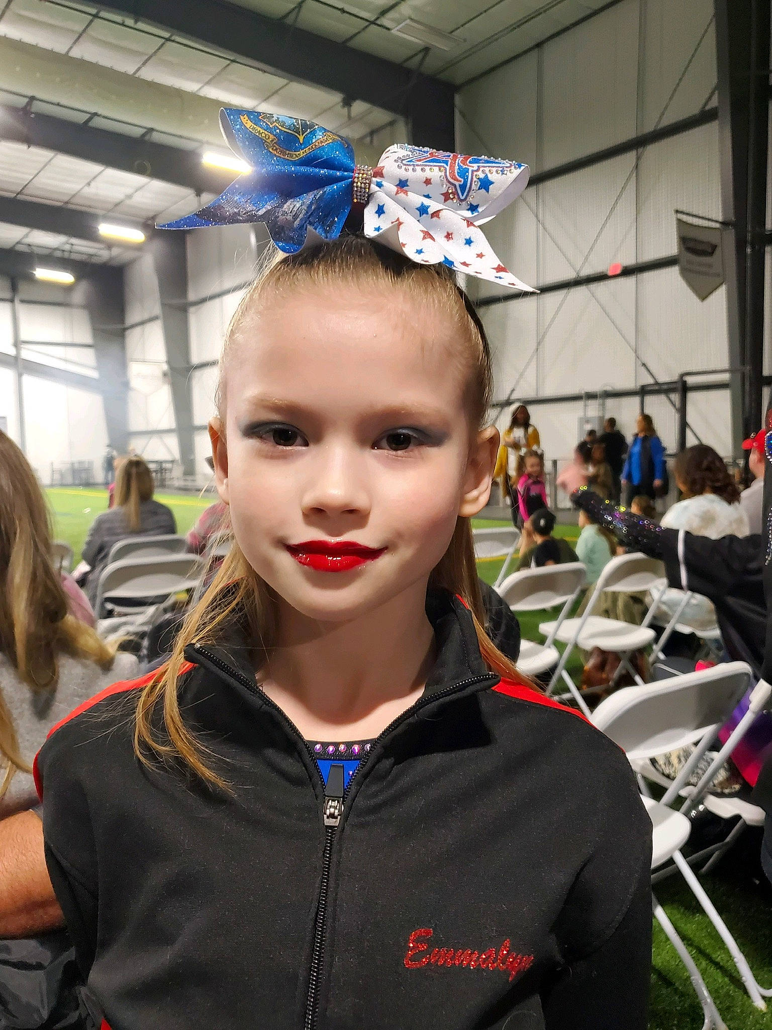 Emmalyn joined the competition — help win amazing prizes! beauty, blue, child, community, costume, event, eyewear, fashion, fashion_accessory, fashion_design, fun, hairstyle, headgear, headpiece, jewellery, joy, necklace, person, public_event, smile