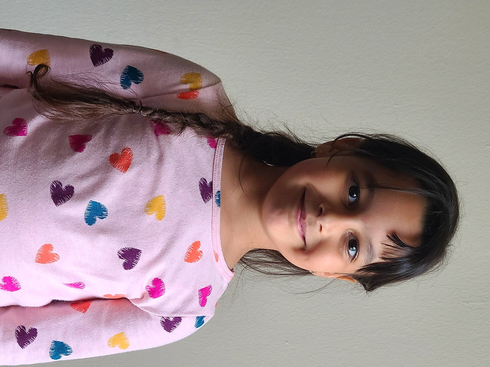 Sara joined the competition — help win amazing prizes! baby_toddler_clothing, child, doll, dress, eyelash, fashion_accessory, fashion_design, hair_accessory, headgear, joy, magenta, pattern, peach, person, pink, portrait_photography, sitting, sleeve, toddler, toy