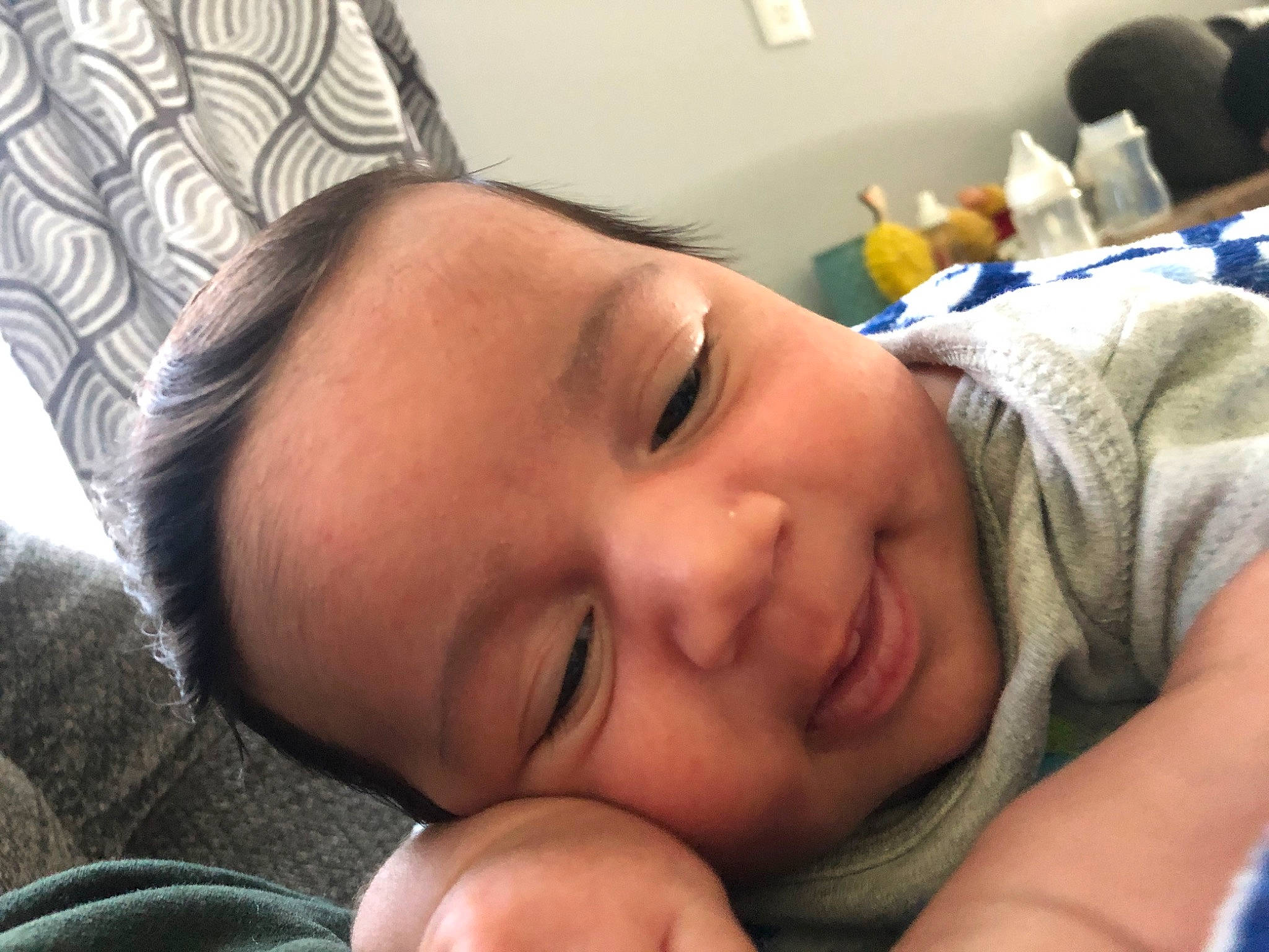 Noah joined the competition — help win amazing prizes! baby, bedtime, cheek, child, childbirth, close_up, ear, eye, face, forehead, head, mouth, nap, nose, person, skin, sleep, toddler