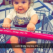 Jasper joined the competition — help win amazing prizes! baby, basket, bodypart, city, face, finger, hand, head, indoors, market, person, photography, portrait, road, shelf, shop, shopping, shoppingcart, street, urban