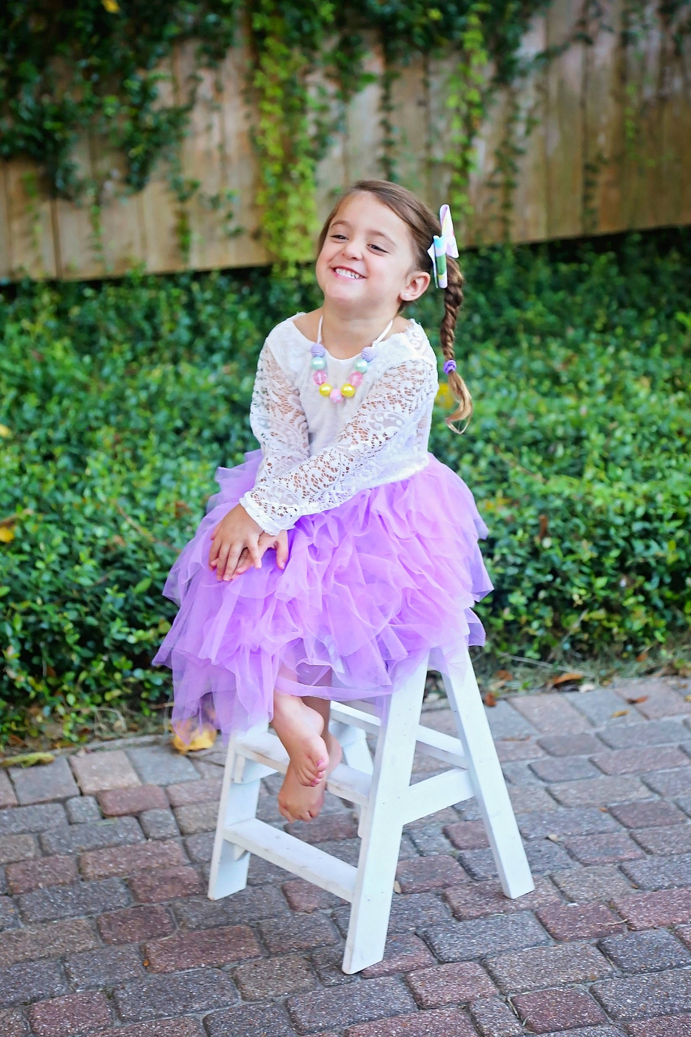 Maddox joined the competition — help win amazing prizes! ballet_tutu, bridal_party_dress, child, child_model, clothing, costume, dress, footwear, furniture, joy, lavender, person, photograph, photography, pink, plant, purple, shoe, sitting, toddler