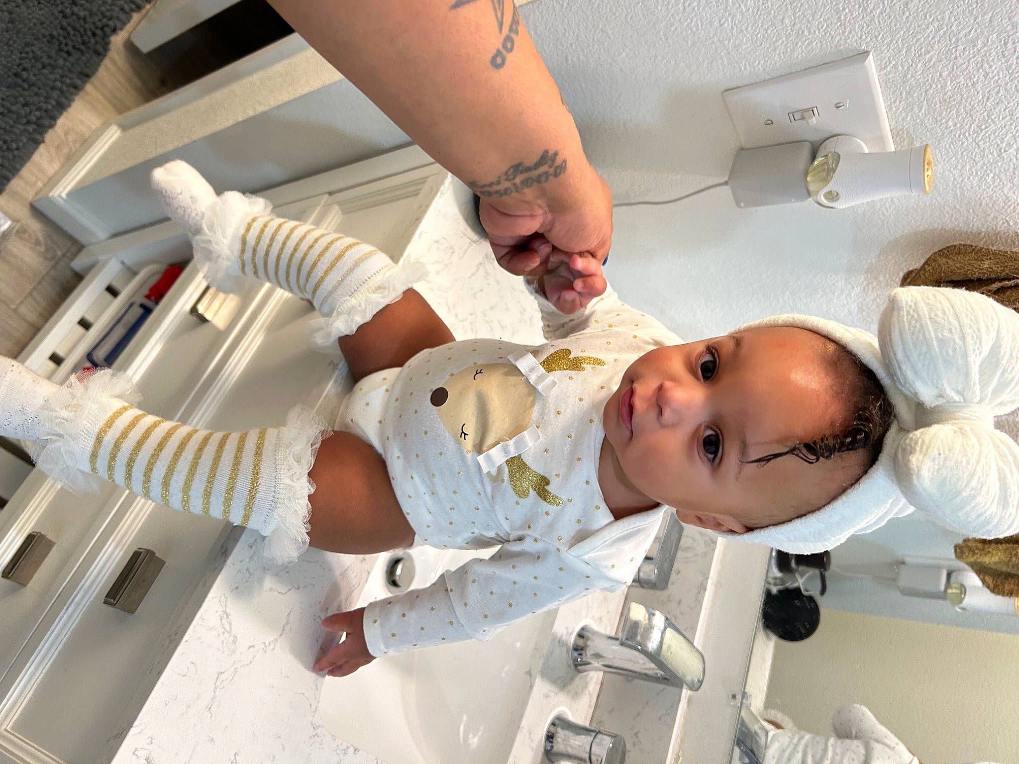 Ezekiah joined the competition — help win amazing prizes! baby, clinic, comfort, event, gesture, hat, health_care, hospital, hospital_bed, joint, medical, medical_equipment, medical_procedure, mouth, patient, person, service, skin, smile, toddler