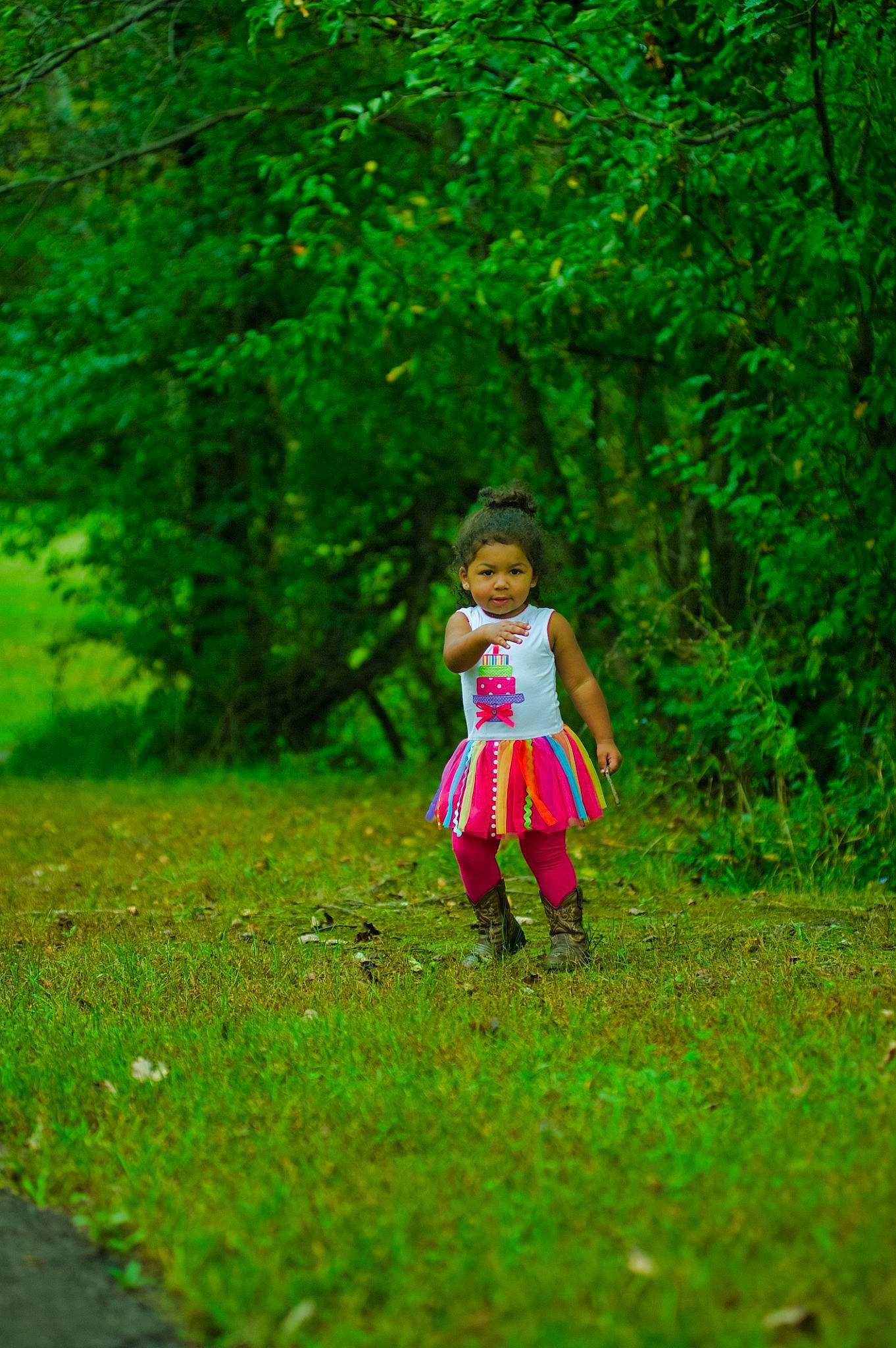 Sophia joined the competition — help win amazing prizes! child, field, forest, fun, girl, grass, green, lawn, leaf, meadow, nature, path, person, pink, plant, spring, sunlight, trail, tree, woodland