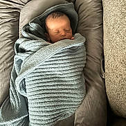 Aamir joined the competition — help win amazing prizes! baby, blanket, face, head, person, sleeping