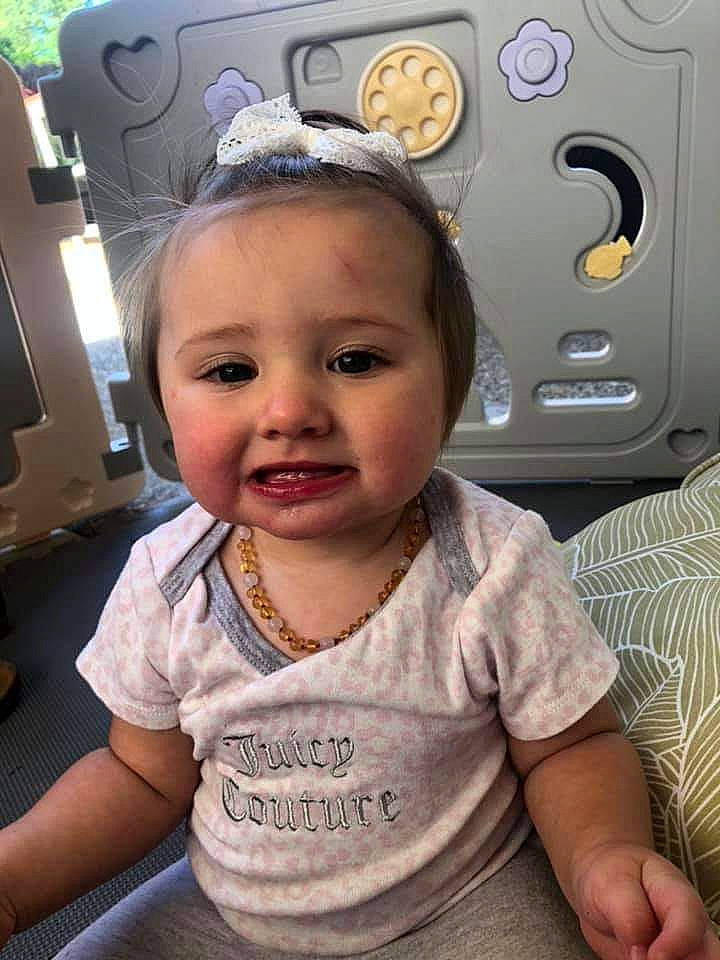 Charleigh joined the competition — help win amazing prizes! baby_toddler_clothing, cheek, chin, cool, ear, eye, eyelash, face, facial_expression, fun, hairstyle, happy, iris, mouth, nose, organ, person, skin, sleeve, toddler