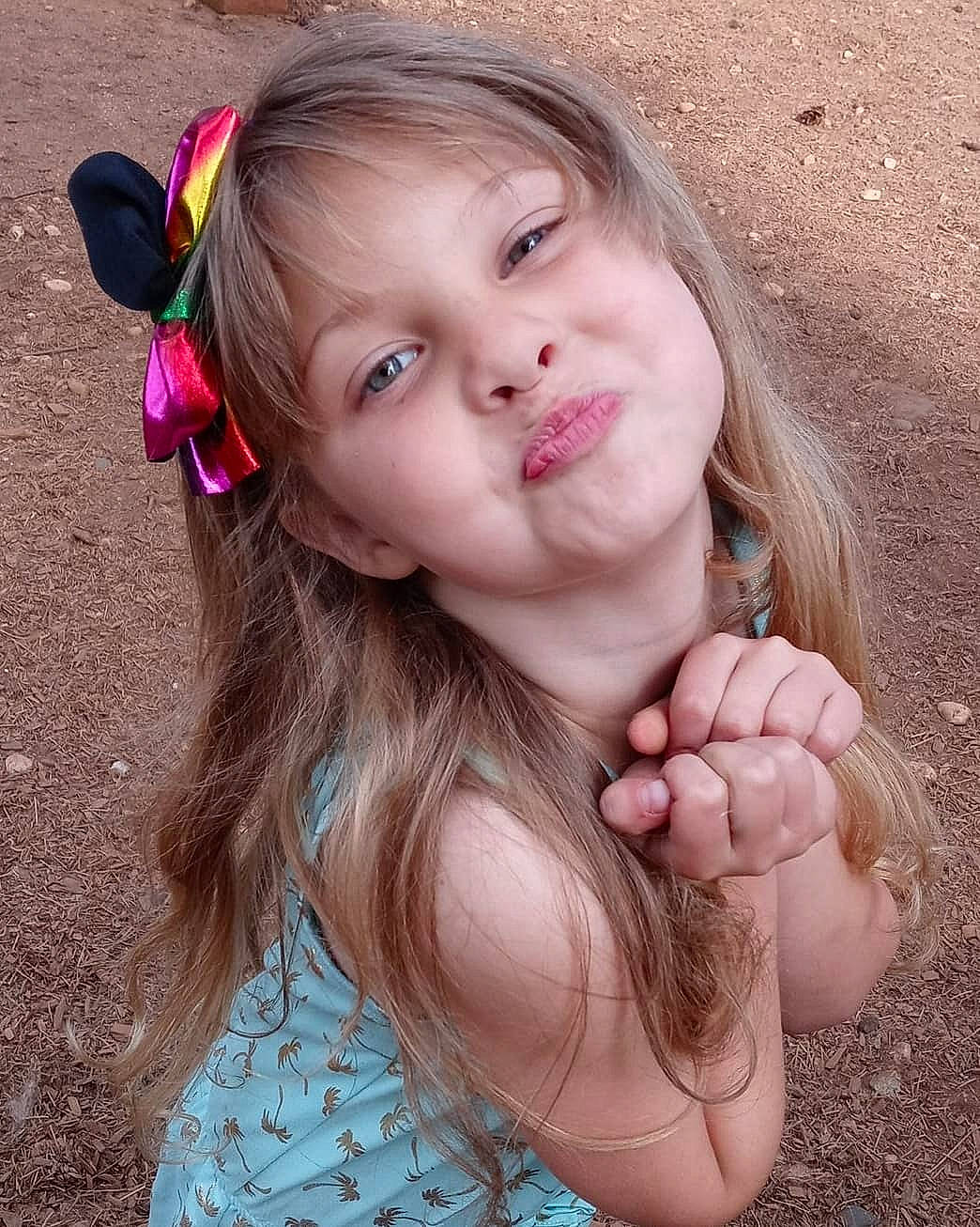 Seraphina joined the competition — help win amazing prizes! cheek, chin, clothing, eye, eyelash, face, facial_expression, flash_photography, gesture, grass, hair, happy, head, lip, neck, nose, organ, person, pink, plant