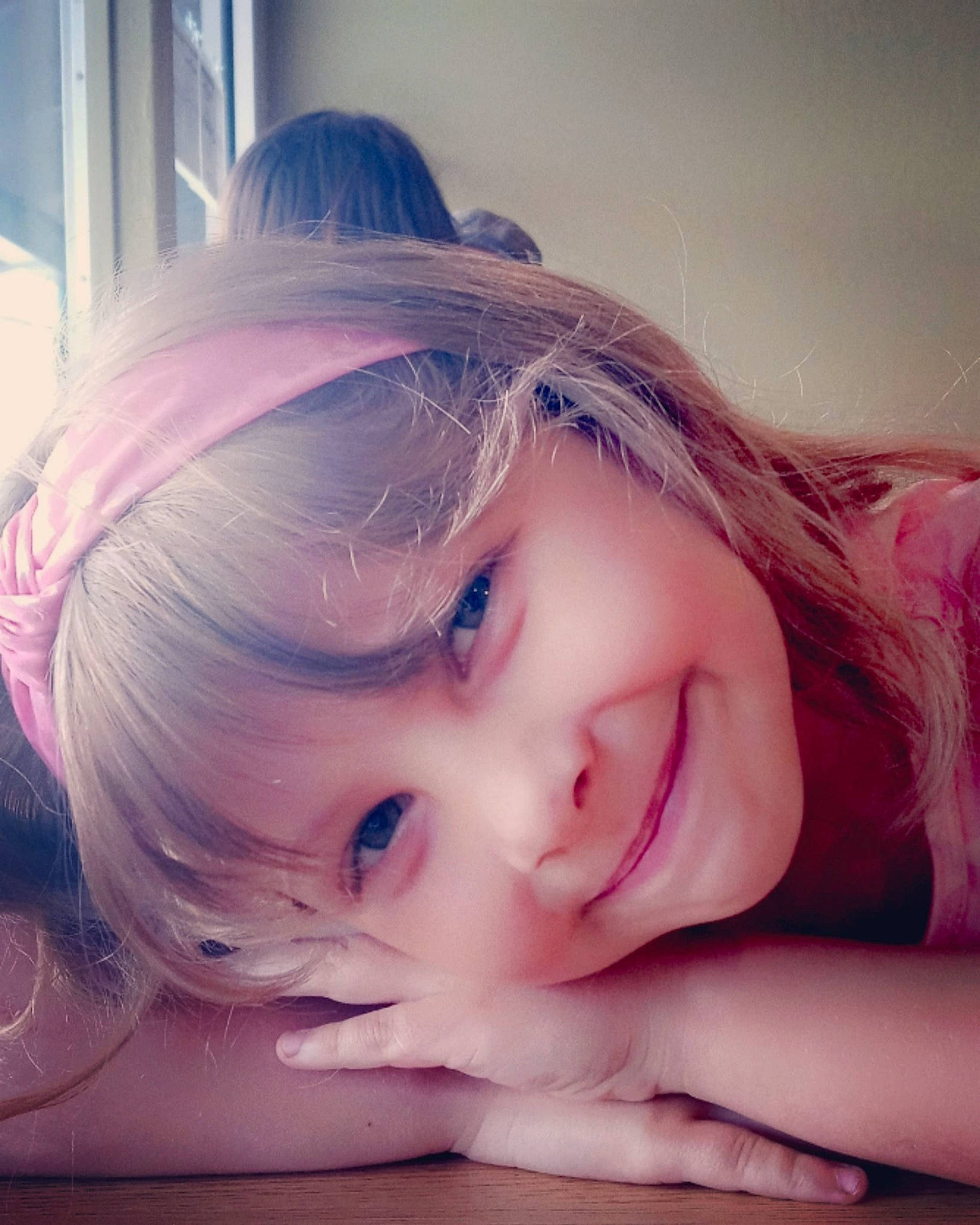 Seraphina is registered to the contest to win money with this photo: chin, cool, ear, eyebrow, eyelash, face, finger, flash_photography, forehead, hand, happy, iris, joy, lip, mouth, neck, nose, person, pink, shoulder