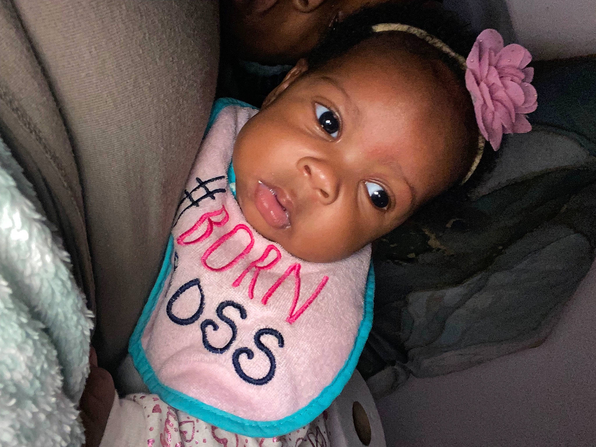 Jupiter is registered to the contest to win money with this photo: baby, black_hair, cheek, child, cool, eyebrow, eyelash, fashion_accessory, fun, happy, iris, jewellery, lip, mouth, nail, nose, person, pink, skin, toddler