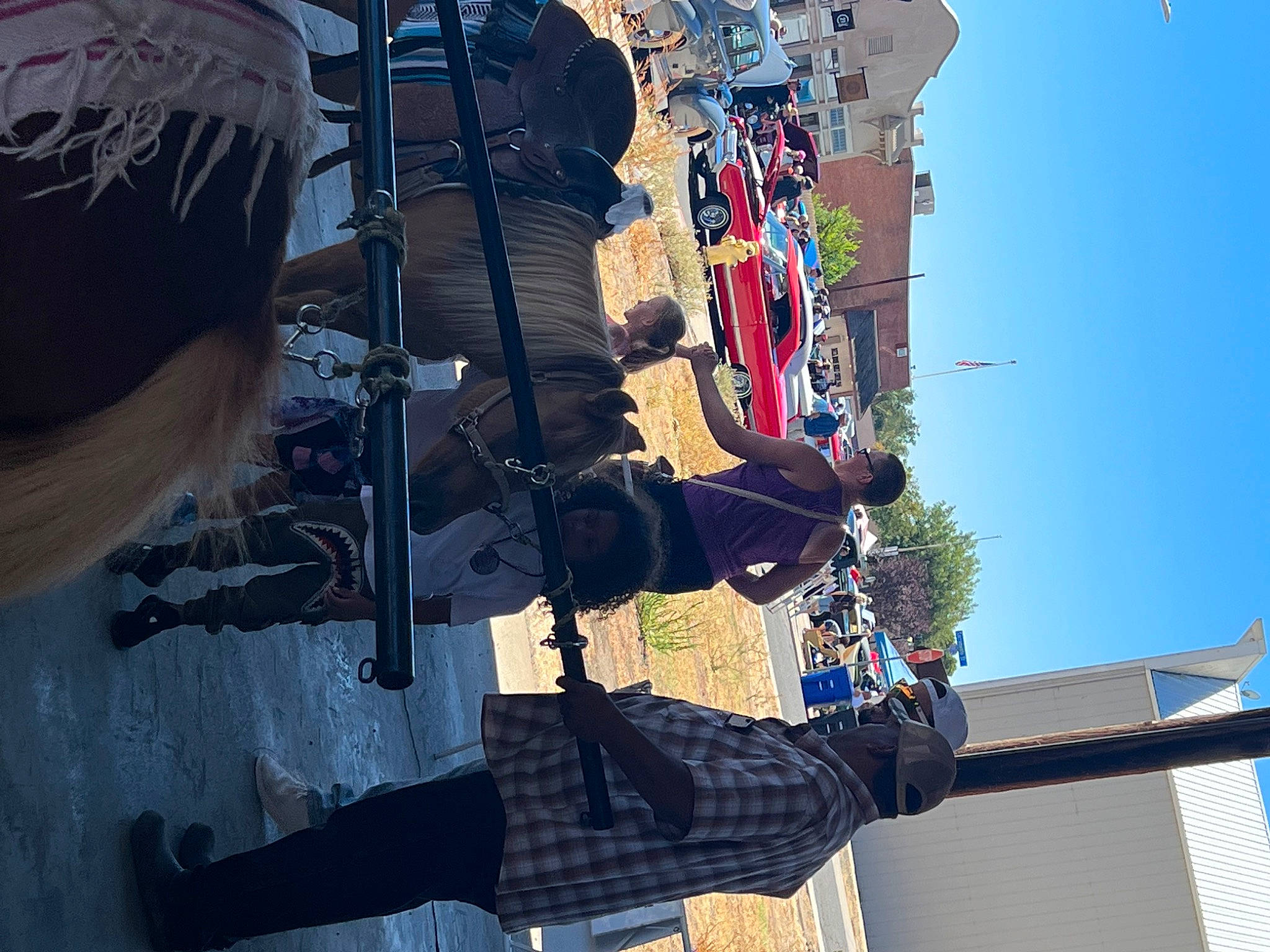 Dominick joined the competition — help win amazing prizes! adventure, carmine, city, electric_blue, facade, fun, leisure, person, recreation, sky, travel, tree, under_exposed, walking_shoe, world