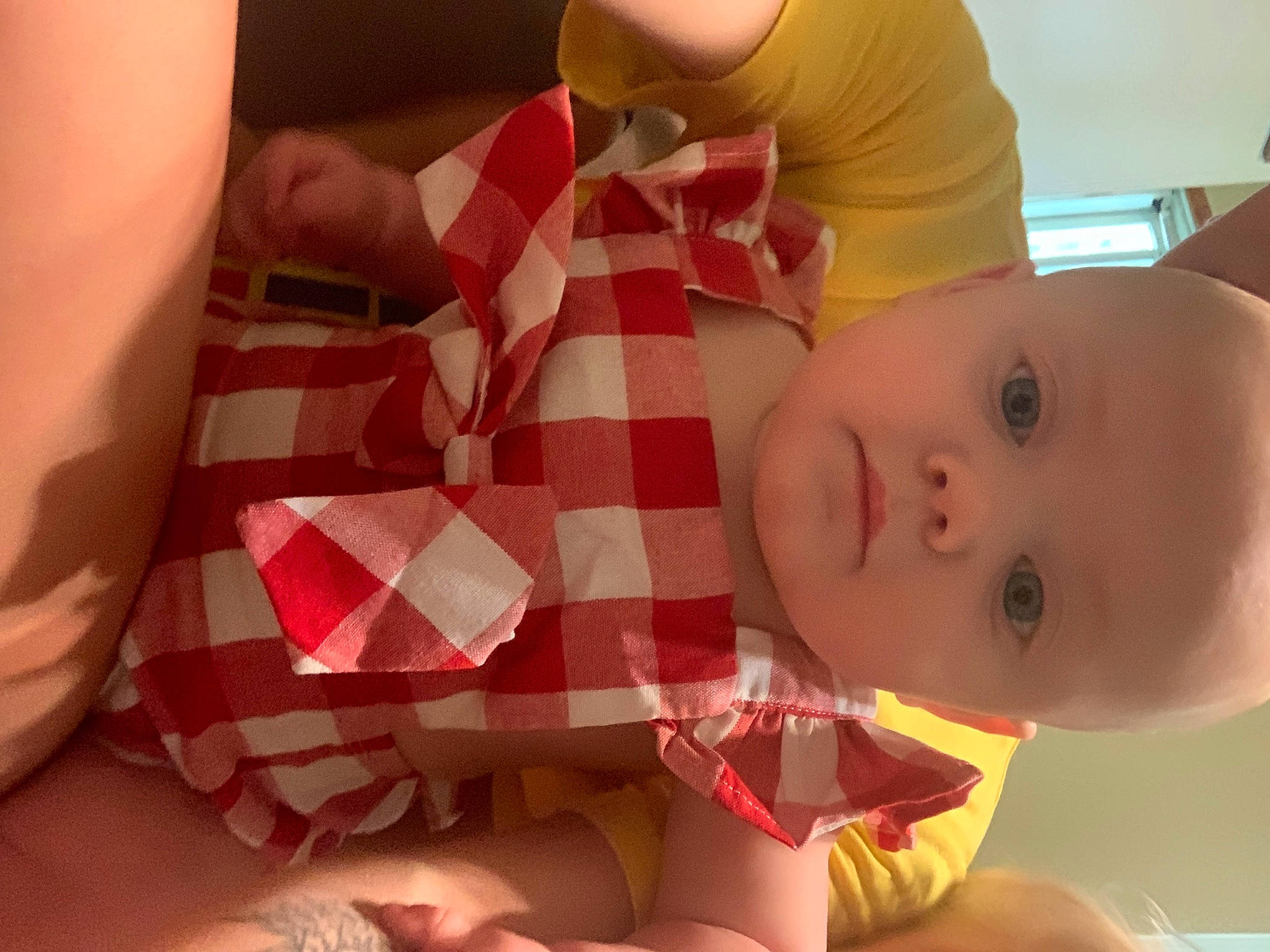 Embri is registered to the contest to win money with this photo: arm, baby, cheek, child, ear, finger, hand, leg, lip, mouth, muscle, nail, neck, nose, person, play, skin, thigh, thumb, toddler