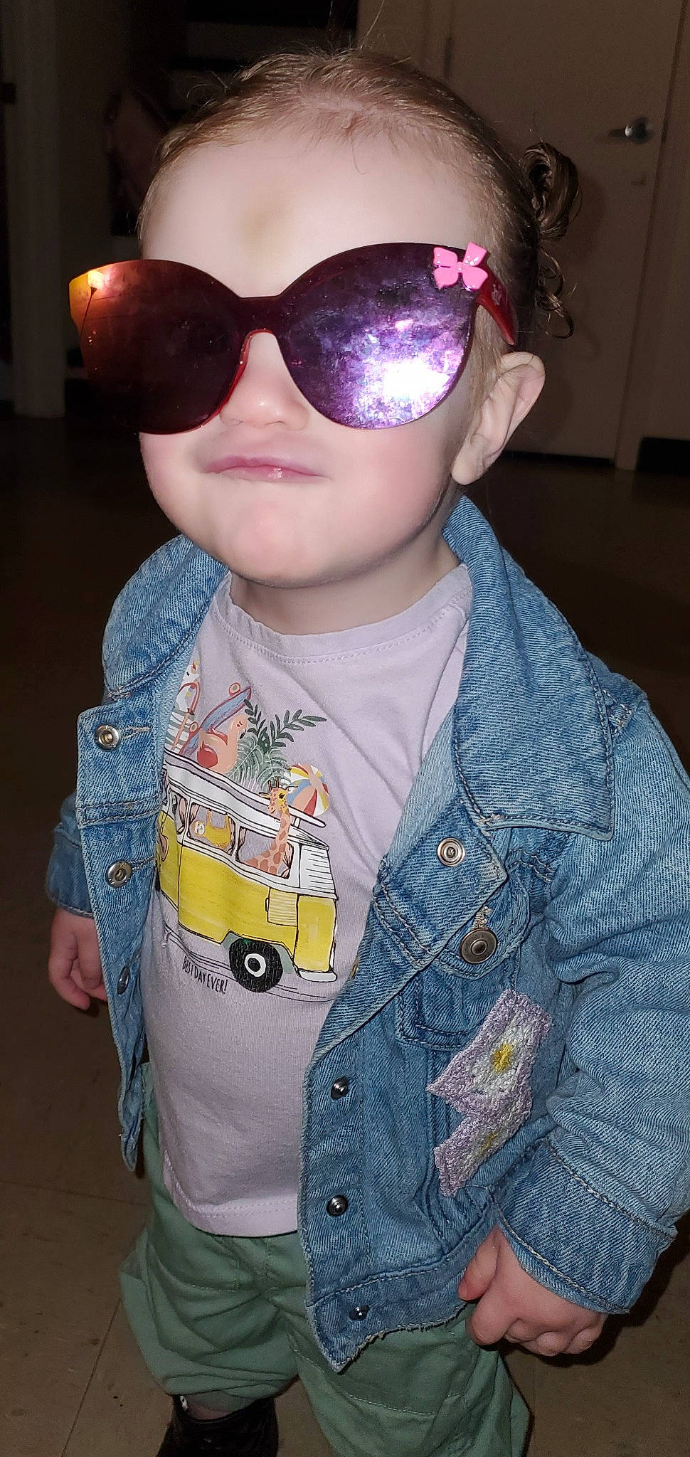 Adalynn is registered to the contest to win money with this photo: blue, chin, clothing, cool, electric_blue, eye, eye_glass_accessory, eyewear, glasses, goggles, light, lip, nose, outerwear, person, pink, sleeve, sunglasses, t_shirt, vision_care