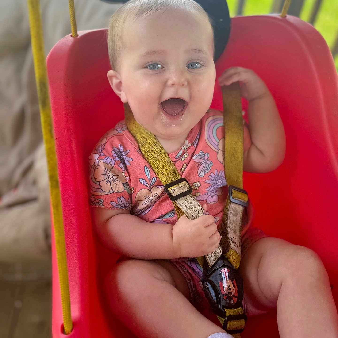 Ariel joined the competition — help win amazing prizes! accessories, baby, clothing, face, footwear, furniture, grass, happy, head, hosiery, outdoorplayarea, outdoors, person, photography, plant, playarea, portrait, shoe, shorts, sock