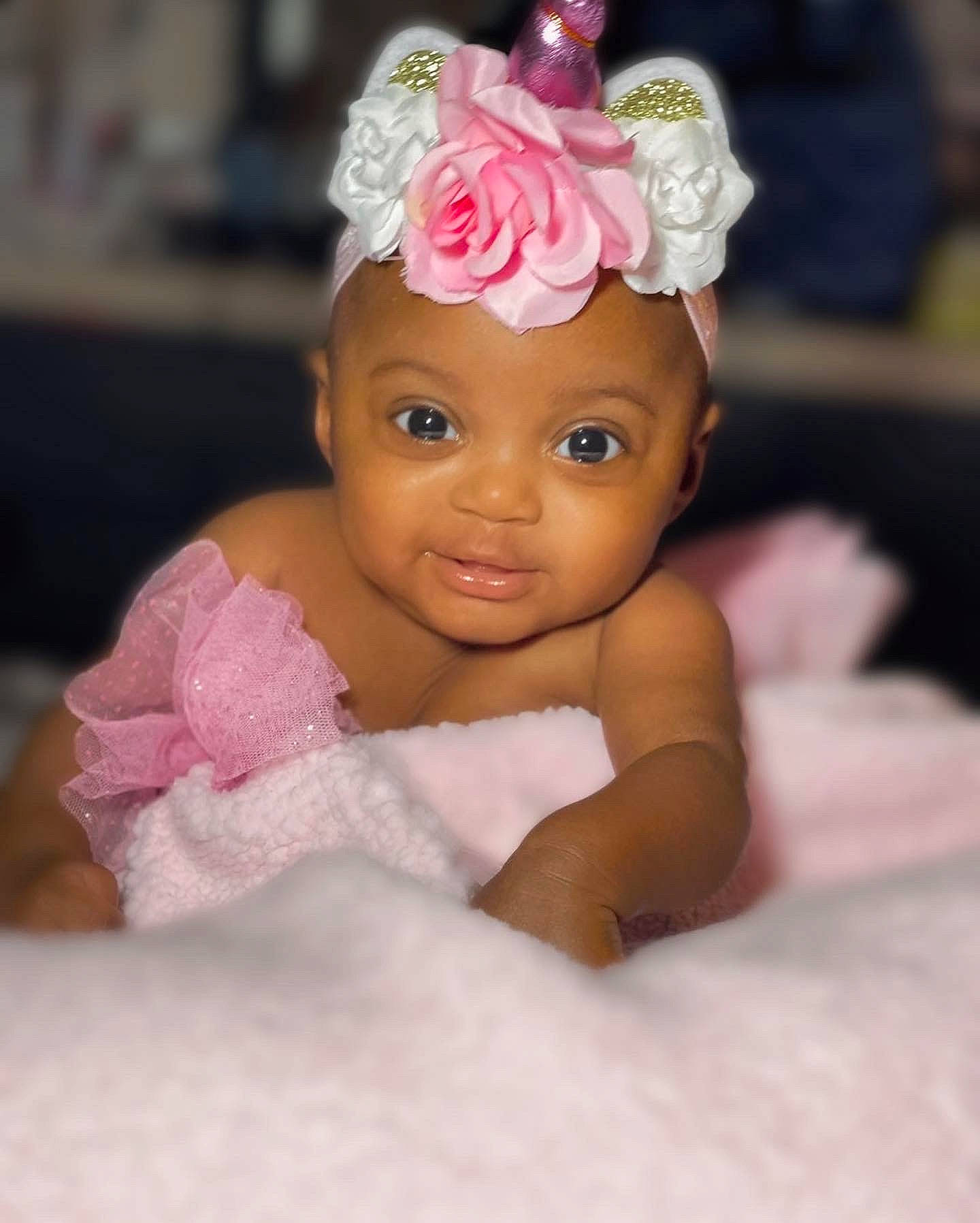 Ivyonna is registered to the contest to win money with this photo: art, baby, baby_products, bathing, cheek, eye, eyelash, fashion_accessory, hair_accessory, happy, headpiece, headwear, jewellery, lip, nail, person, petal, pink, smile, thumb