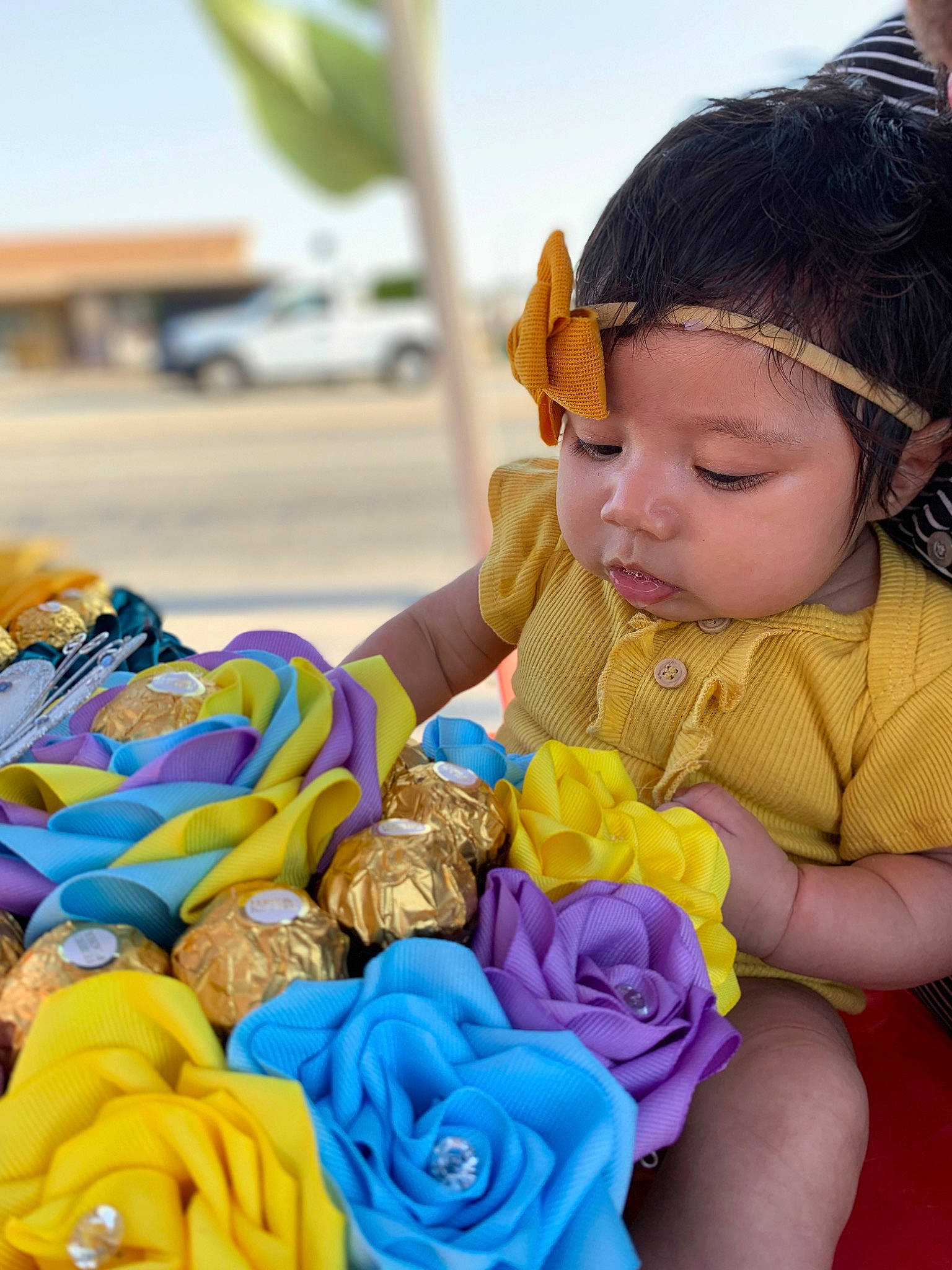 Cattleya joined the competition — help win amazing prizes! baby, baby_toddler_clothing, child, event, flower, fun, happy, headgear, leisure, people, person, petal, photograph, plant, recreation, rose, sky, snapshot, textile, toddler