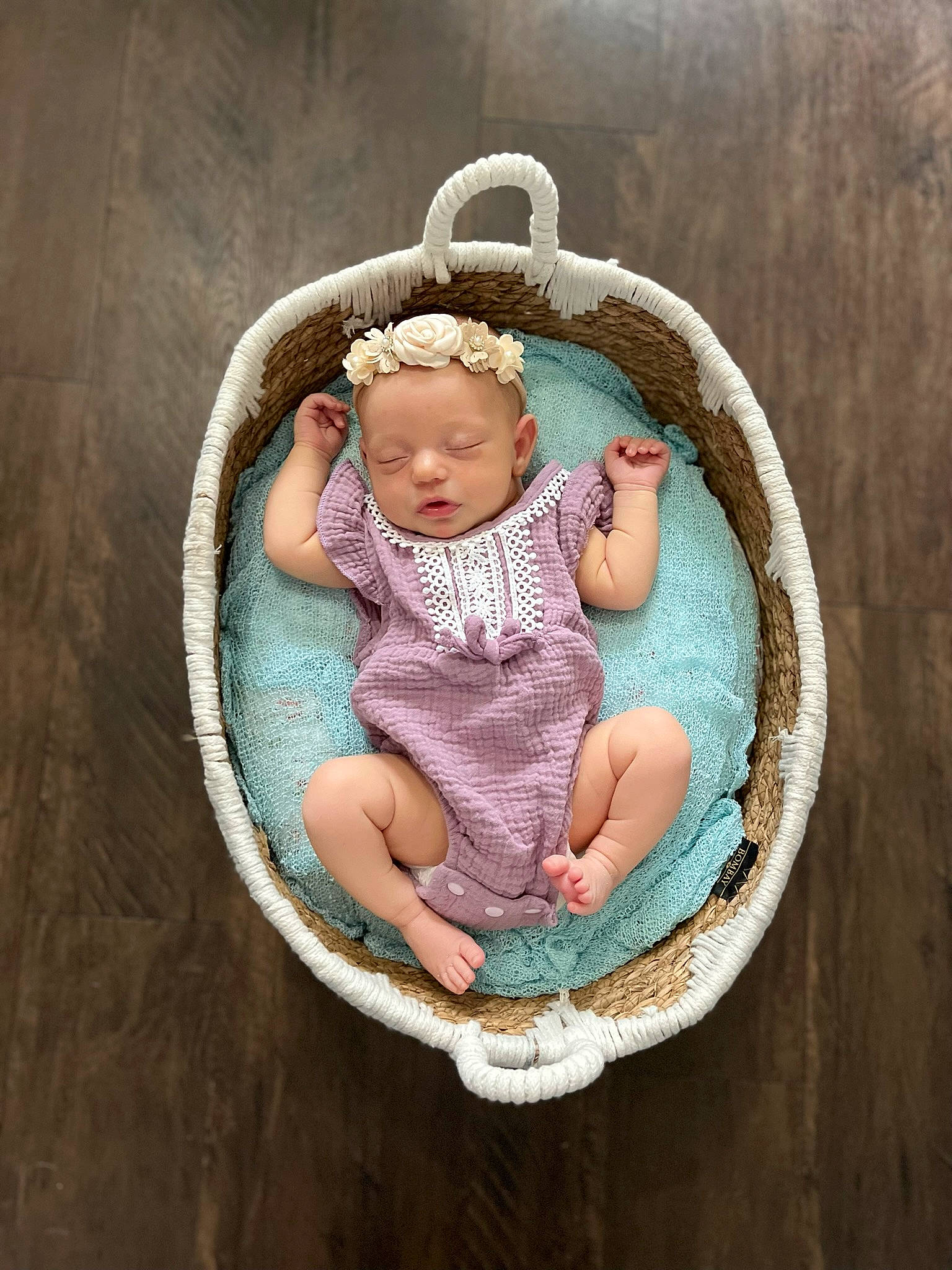 Annabelle joined the competition — help win amazing prizes! arm, baby, baby_products, baby_sleeping, baby_toddler_clothing, circle, comfort, dress, eye, face, fashion_accessory, hair, hand, head, headwear, jewellery, pattern, person, pink, sitting