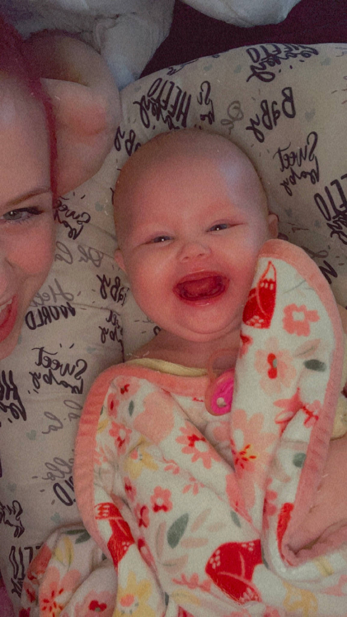 Astrid joined the competition — help win amazing prizes! baby_toddler_clothing, cheek, chin, eye, eyebrow, face, facial_expression, happy, head, iris, lip, mammal, mouth, nose, organ, person, product, skin, sleeve, smile