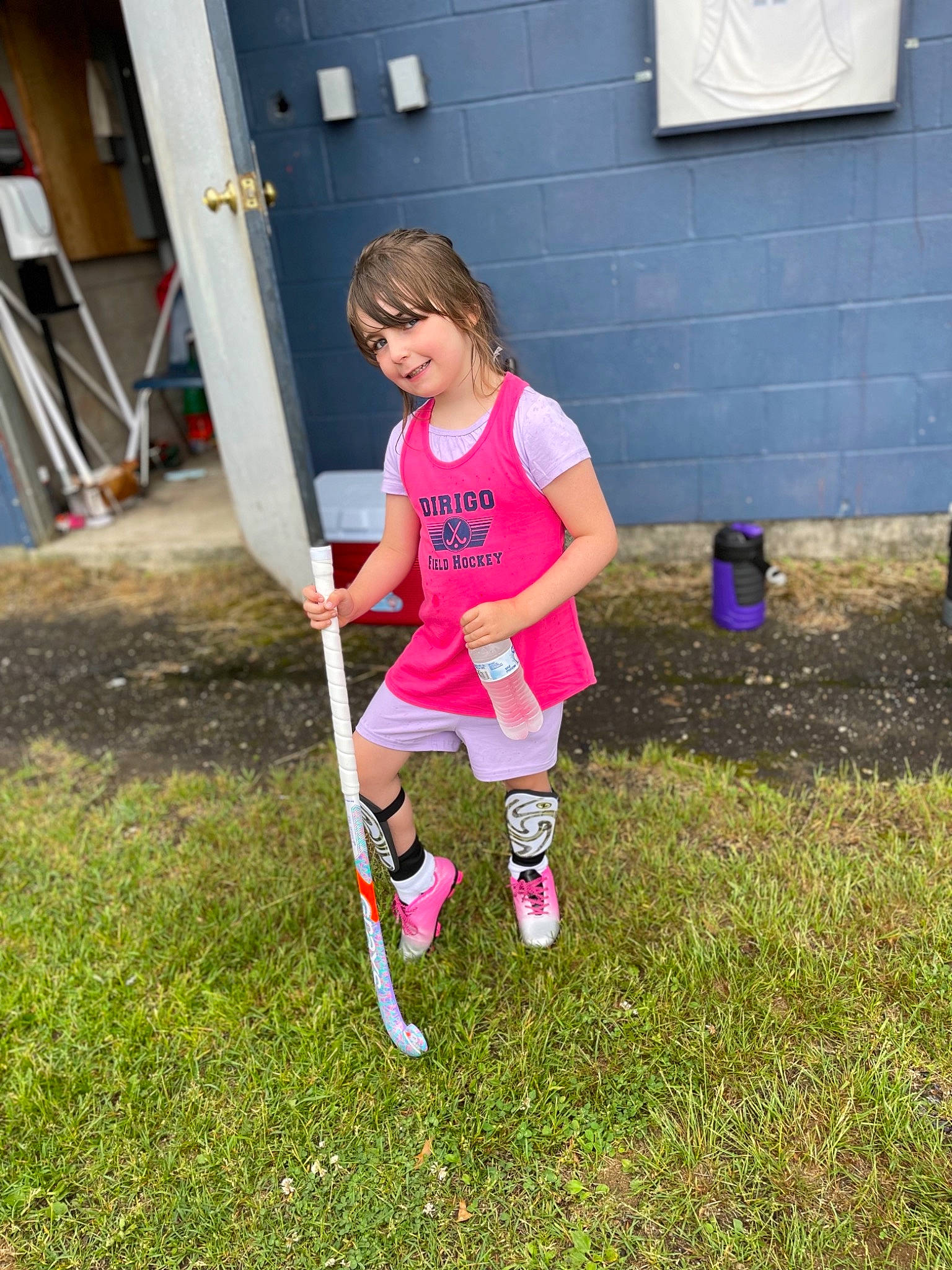 Ashlyn is registered to the contest to win money with this photo: baby_toddler_clothing, backyard, child, fun, grass, grassland, joy, ladder, lawn, leisure, magenta, people_in_nature, person, plant, play, recreation, shorts, t_shirt, toddler, yard