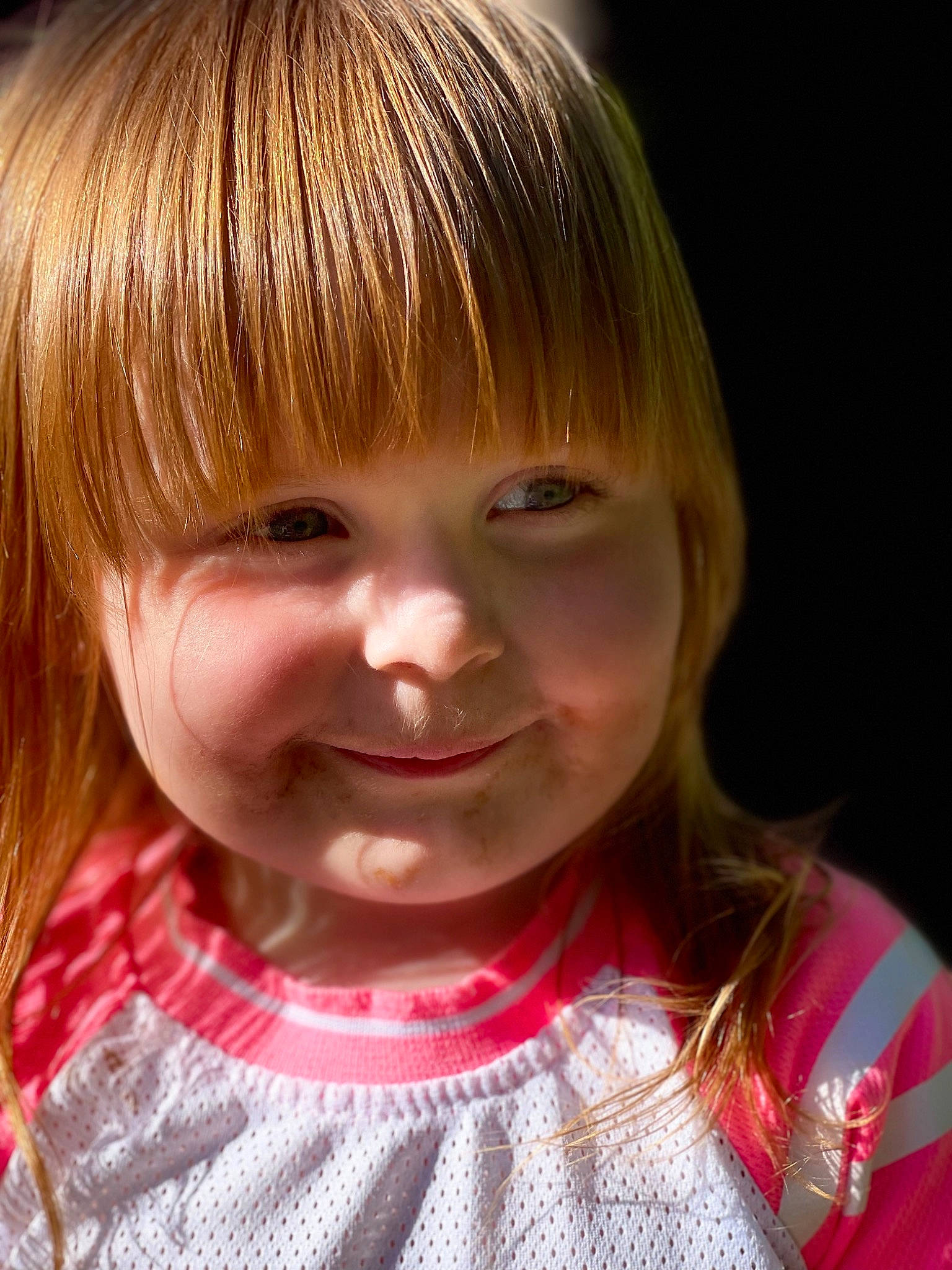 Stella joined the competition — help win amazing prizes! baby_toddler_clothing, bangs, cheek, chin, ear, eye, eyebrow, eyelash, face, happy, head, hime_cut, iris, jaw, joy, lip, nose, person, pink, skin