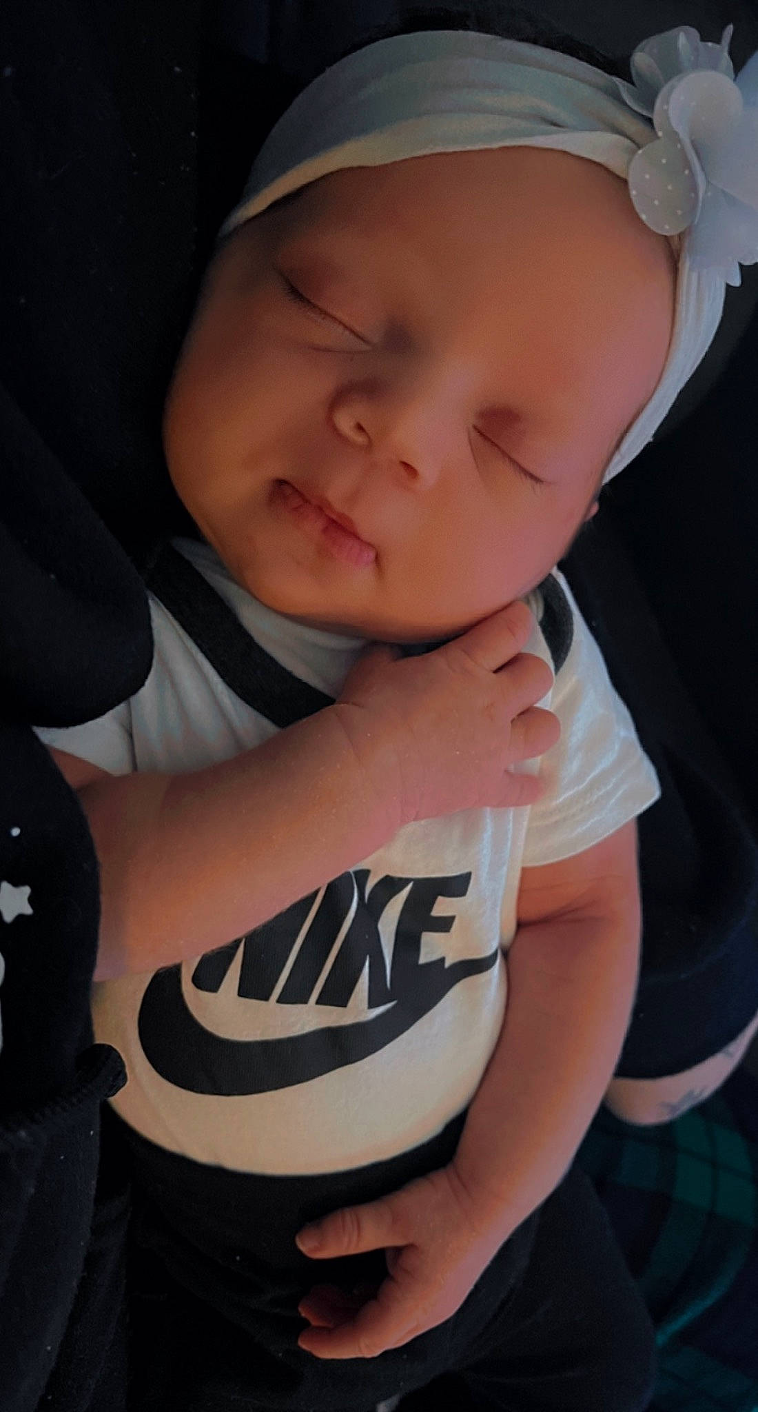 Leilani joined the competition — help win amazing prizes! baby, baby_toddler_clothing, cap, cheek, child, elbow, eye, face, facial_expression, flash_photography, gesture, happy, lip, mouth, person, skin, sleeve, smile, t_shirt, toddler