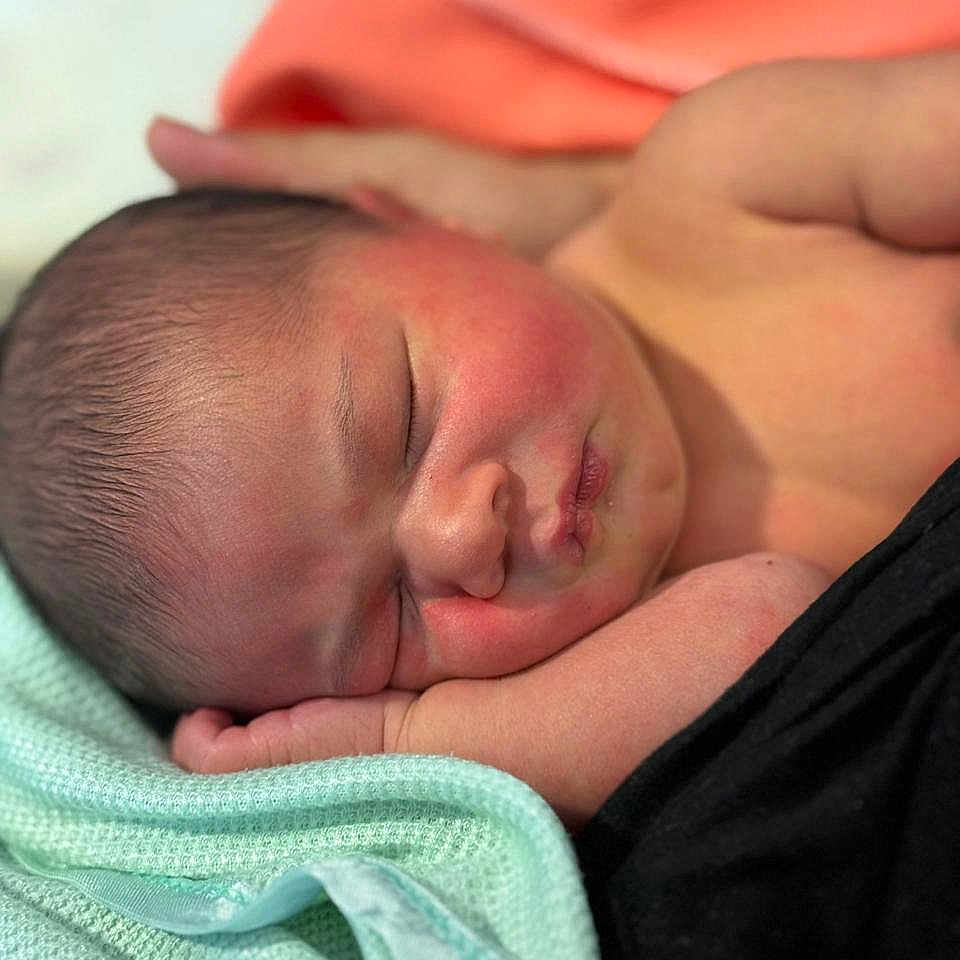 Muhammad Ruham joined the competition — help win amazing prizes! baby, blanket, child, closeup, cozy, cute, face, head, indoors, infant, newborn, peaceful, portrait, relaxed, resting, skin, sleeping, soft, toddler, young