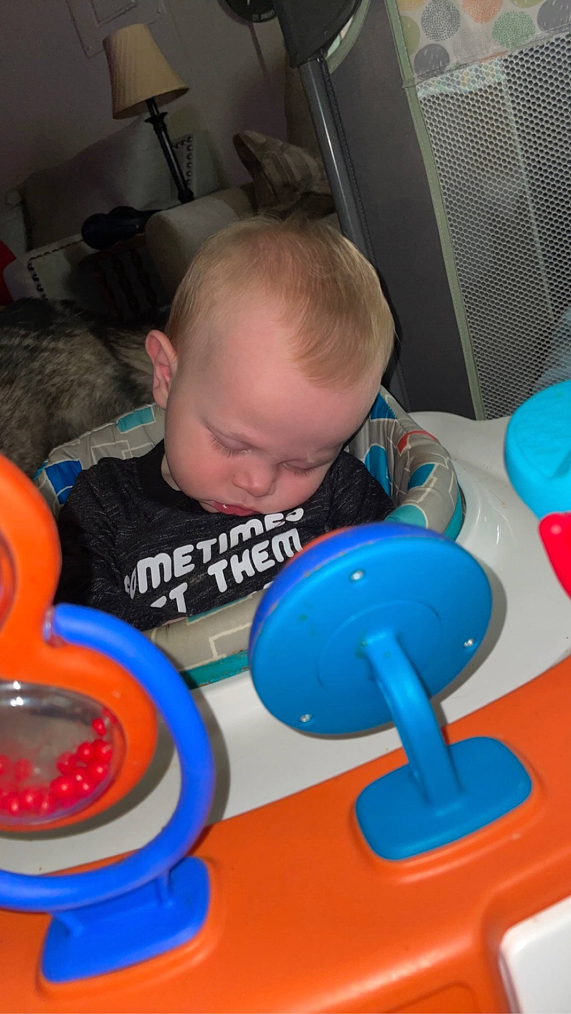 Mason joined the competition — help win amazing prizes! arm, baby, baby_playing_with_toys, baby_products, baby_toddler_clothing, baby_toys, child, comfort, electric_blue, electronic_device, fun, gadget, input_device, person, plastic, play, product, room, sitting, toddler