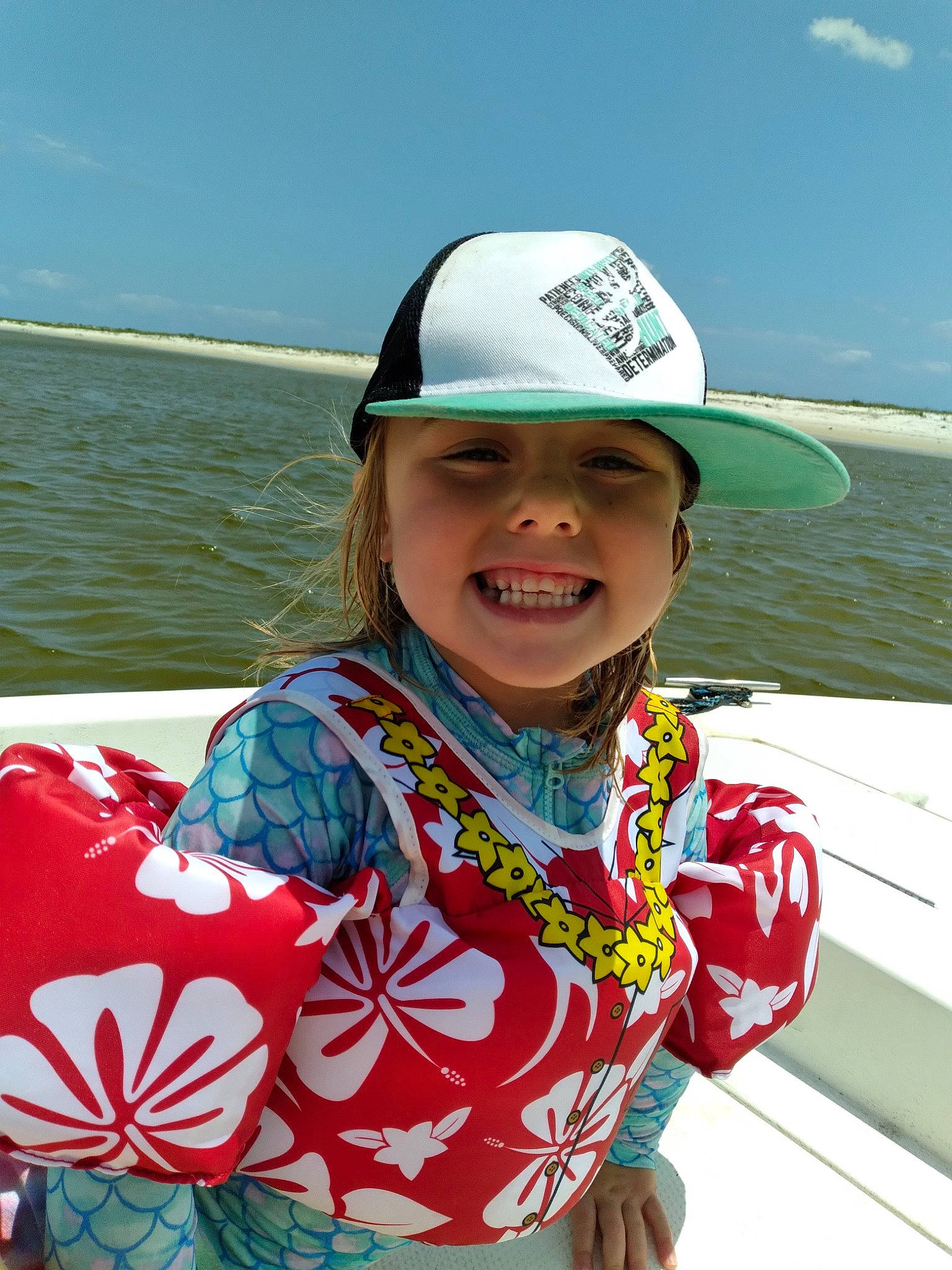 Laylah joined the competition — help win amazing prizes! aqua, beauty, cloud, cool, face, fun, happy, hat, headgear, headwear, joy, lake, leisure, person, recreation, sky, sleeve, smile, summer, toddler