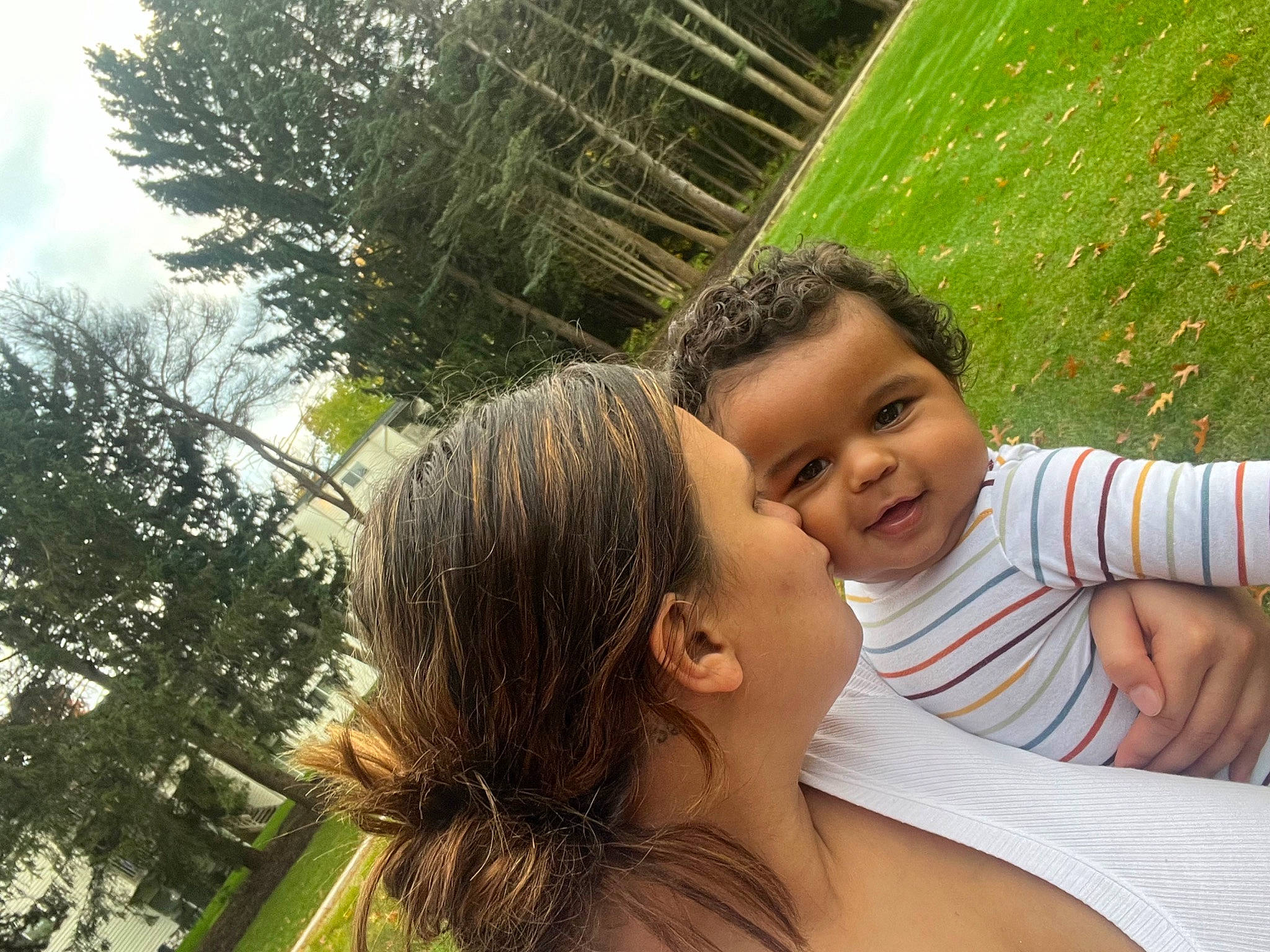 Julian joined the competition — help win amazing prizes! baby, black_hair, botany, child, eye, fun, grass, grass_family, happy, interaction, joy, leisure, lip, people_in_nature, person, plant, recreation, skin, smile, sunlight