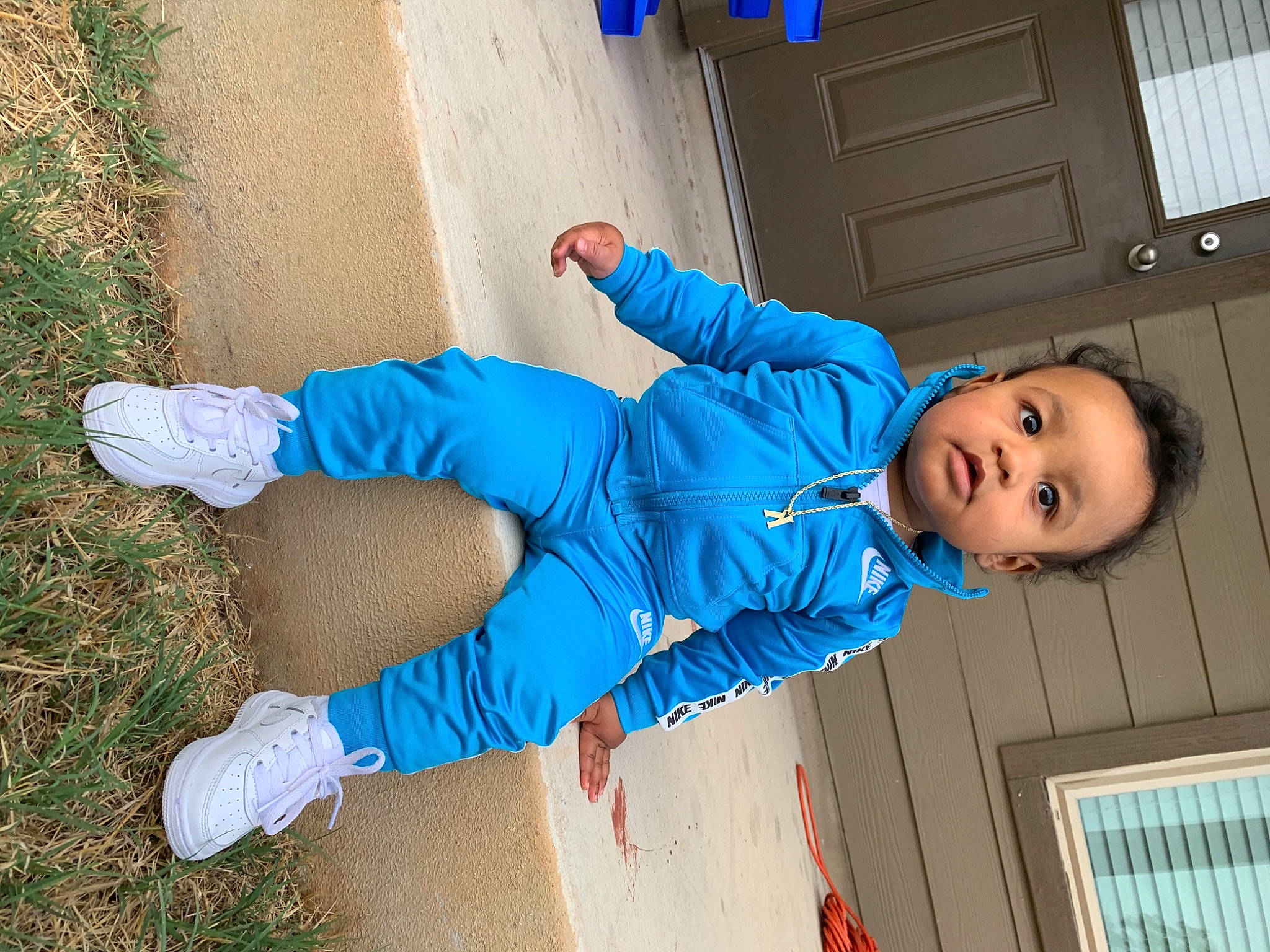 Kyrin joined the competition — help win amazing prizes! baby_toddler_clothing, blue, child, costume, electric_blue, fun, happy, hat, human_leg, knee, leg, leisure, pattern, person, sleeve, sock, sportswear, street_fashion, t_shirt, thigh