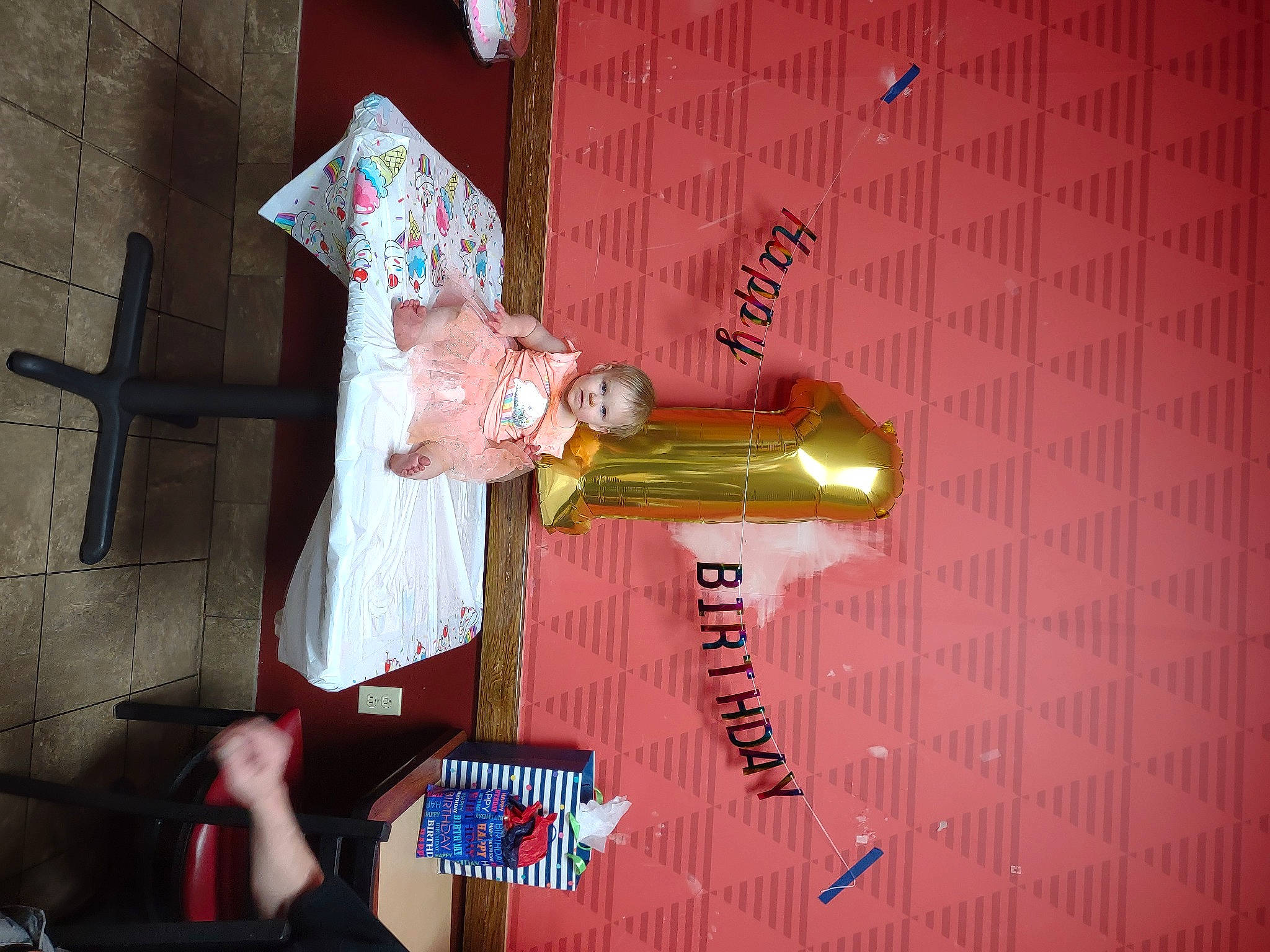 Mary joined the competition — help win amazing prizes! animation, art, event, fashion_design, fun, magenta, peach, person, pink, room, visual_arts, wood