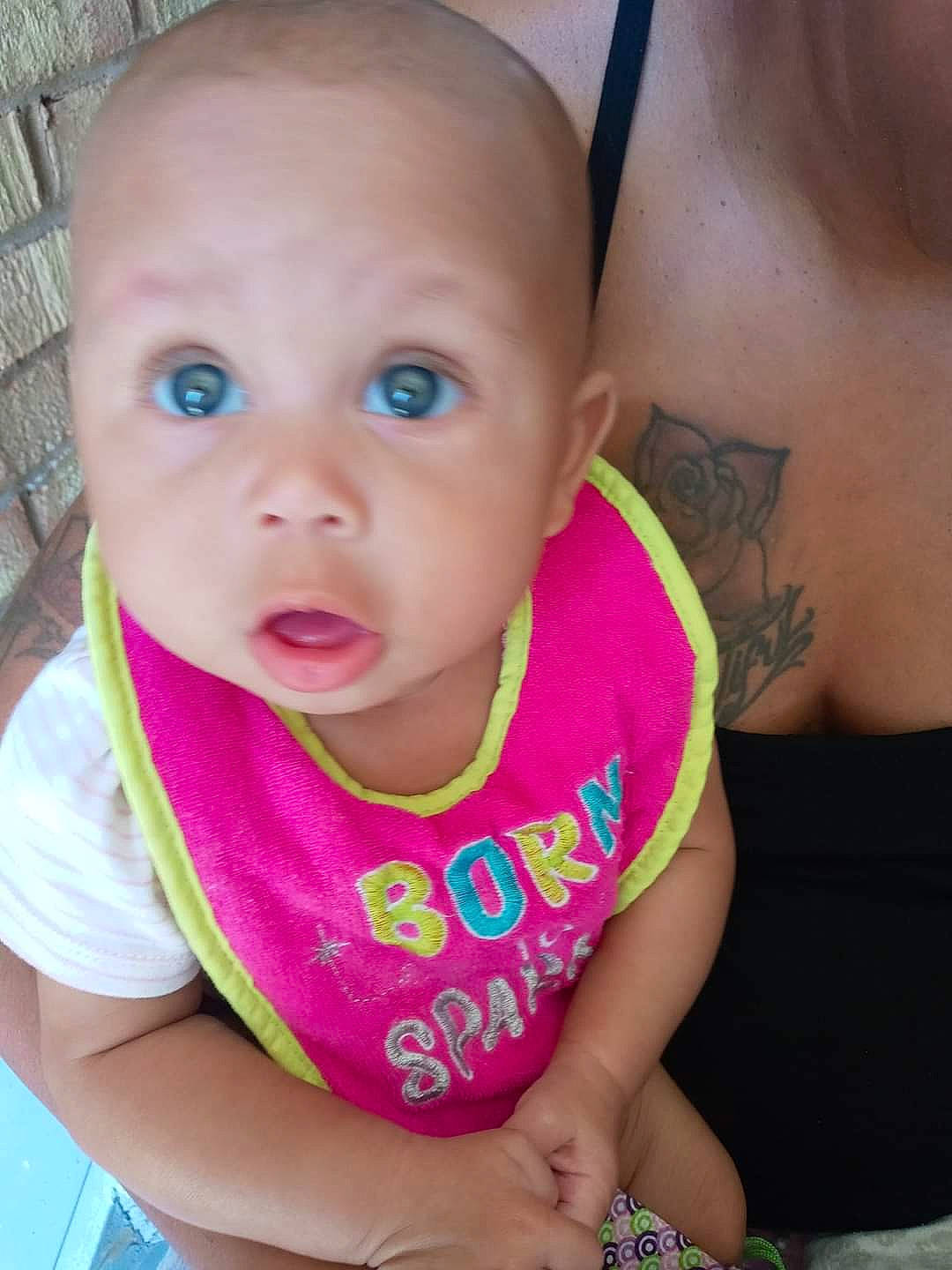 Alayha is registered to the contest to win money with this photo: baby_toddler_clothing, cheek, chin, eye, eyebrow, eyelash, facial_expression, hair, hairstyle, hand, human_body, iris, lip, mouth, neck, nose, organ, person, skin, sleeve