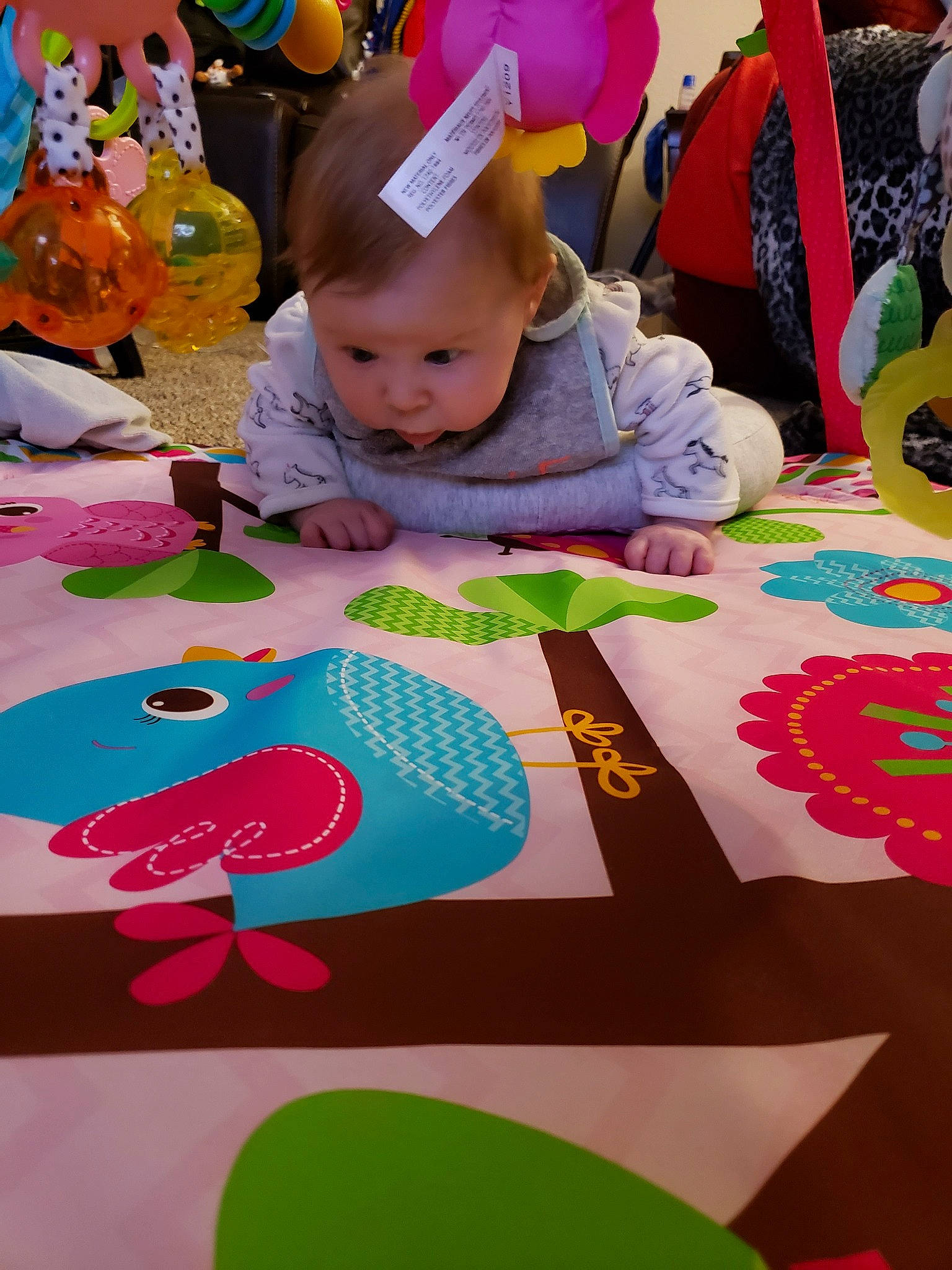 Joselyn joined the competition — help win amazing prizes! adaptation, baby, child, party, person, pink, play, playmat, toddler