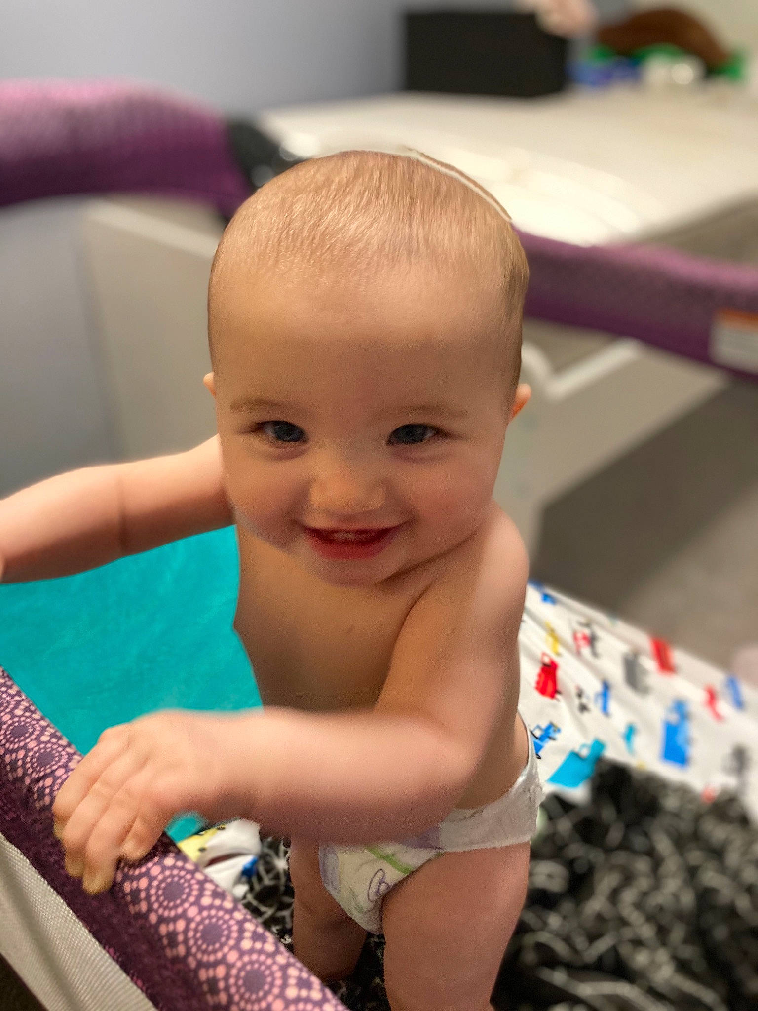 Maddison joined the competition — help win amazing prizes! baby, baby_products, cheek, child, ear, eye, face, forehead, fun, games, hand, head, joy, person, play, product, sitting, skin, smile, toddler