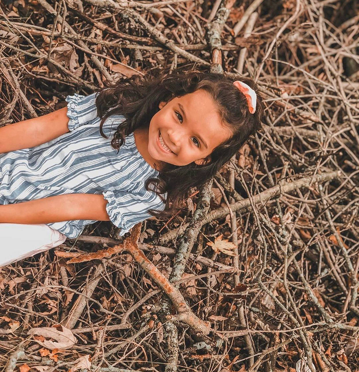 Emiyah joined the competition — help win amazing prizes! beauty, branch, brown_hair, child, dress, fawn, grass, grass_family, happy, hay, joy, long_hair, people_in_nature, person, photo_shoot, photography, plant, smile, soil, straw