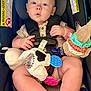 Markus joined the competition — help win amazing prizes! baby, car_seat, child, closeup, clothing, colorful, curious_expression, cute, face, hand, indoor, infant, legs, portrait, safety, seat, soft_toys, straps, toy, young
