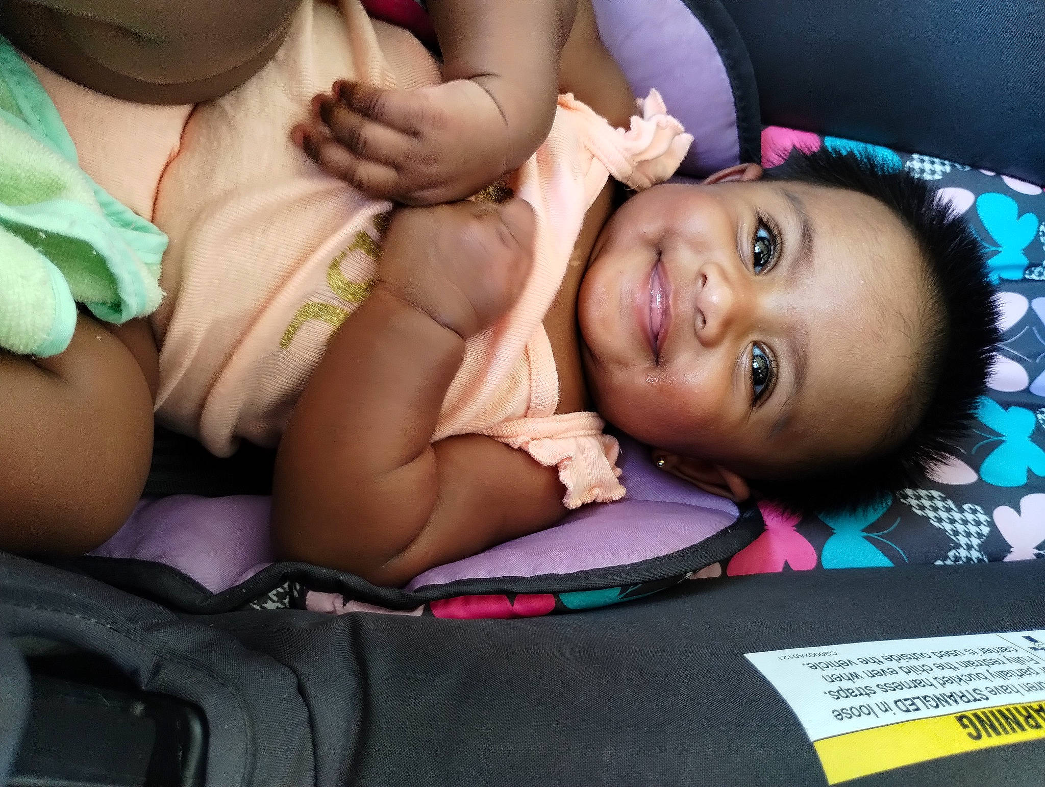 Talia is registered to the contest to win money with this photo: abdomen, baby, baby_products, cheek, chest, child, comfort, event, eyelash, fun, gesture, happy, joy, leisure, muscle, people, person, pink, sitting, skin