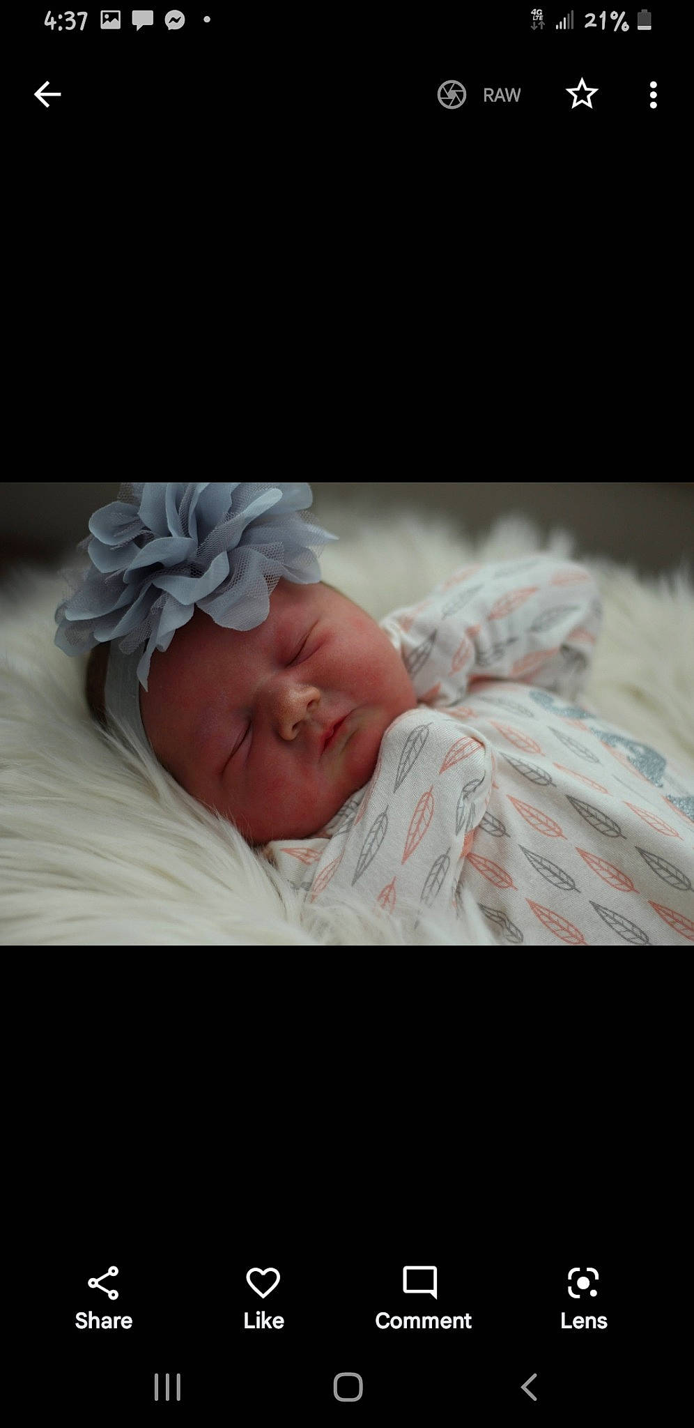 Jaelynn joined the competition — help win amazing prizes! baby, baby_sleeping, bedding, bedtime, blanket, child, comfort, event, flash_photography, fur, headwear, linens, nap, person, portrait_photography, room, sleep, toddler