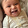 Isaac Tamayo joined the competition — help win amazing prizes! baby, car_seat, child, close_up, clothing, cute, face, happy, indoors, infant, milk_mustache, paper_airplane, portrait, seatbelt, smile, straps, sun_design, teeth, white_shirt, young