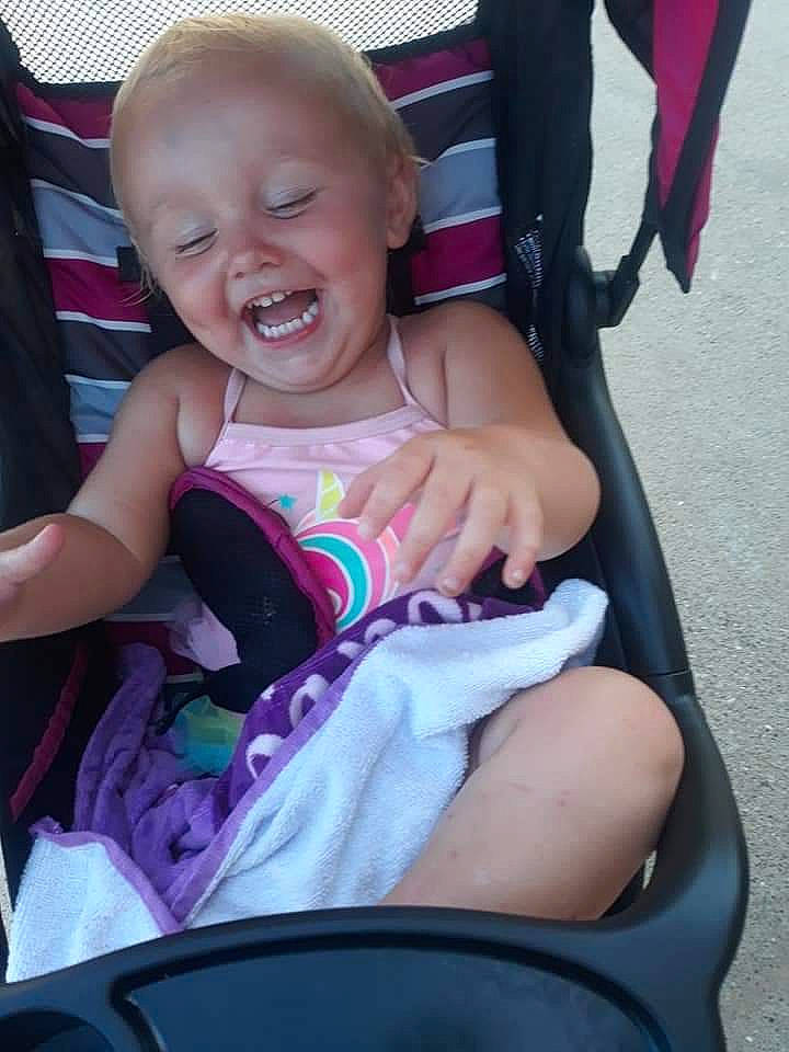Acelynn joined the competition — help win amazing prizes! baby, baby_carriage, baby_in_car_seat, baby_products, car_seat, child, facial_expression, person, play, product, sitting, skin, smile, toddler