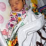 Amylah joined the competition — help win amazing prizes! newborn, baby, sleeping, crib, blanket, floral_pattern, onesie, pacifier, infant, cozy, resting, child, cute, toddler, indoor, bed, soft, peaceful, face, person
