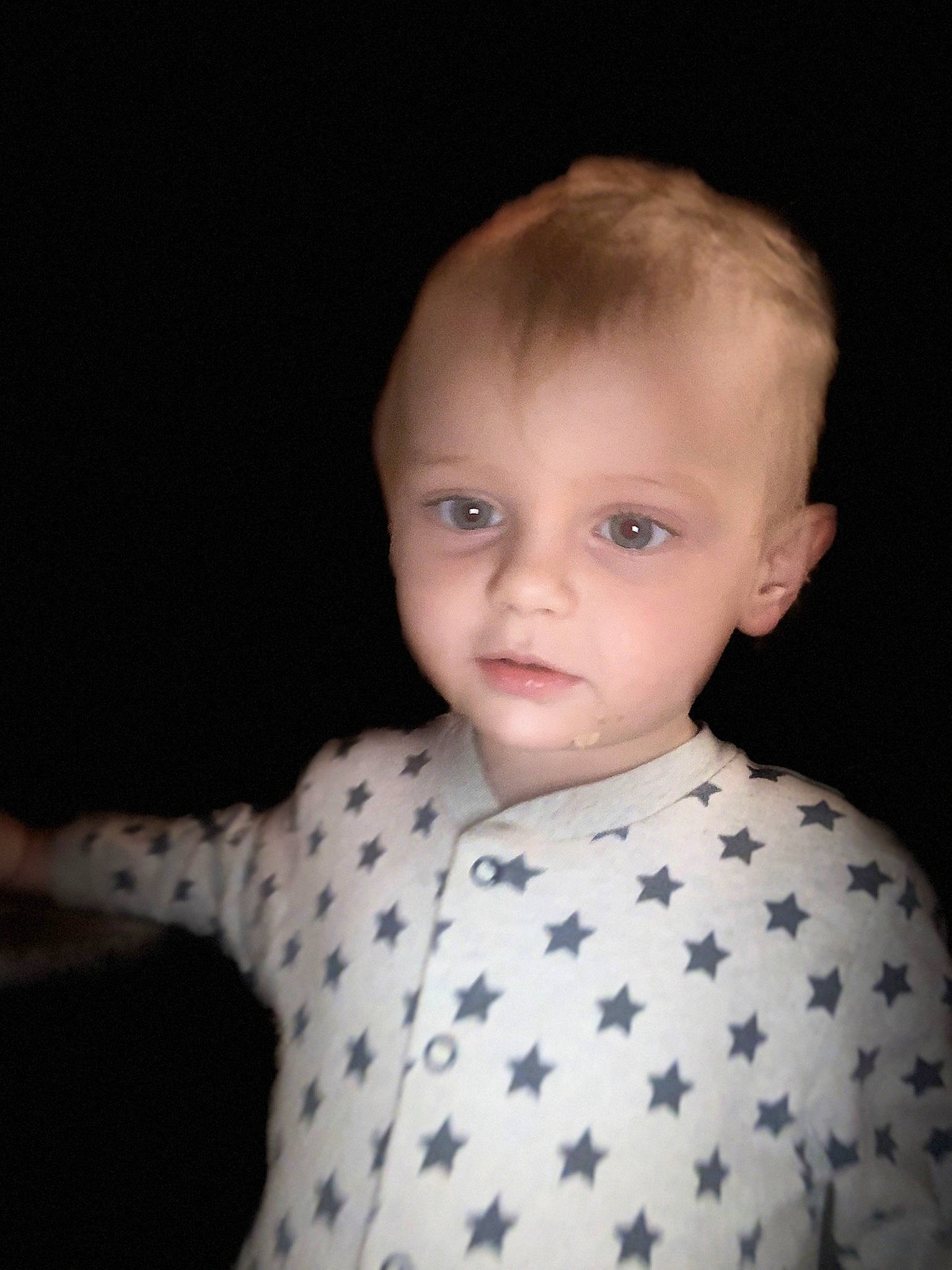 Caitlin is registered to the contest to win money with this photo: baby_toddler_clothing, cheek, child, collar, dress_shirt, eyelash, flash_photography, formal_wear, fur, head, human_body, iris, linens, neck, nose, pattern, person, sleeve, t_shirt, toddler